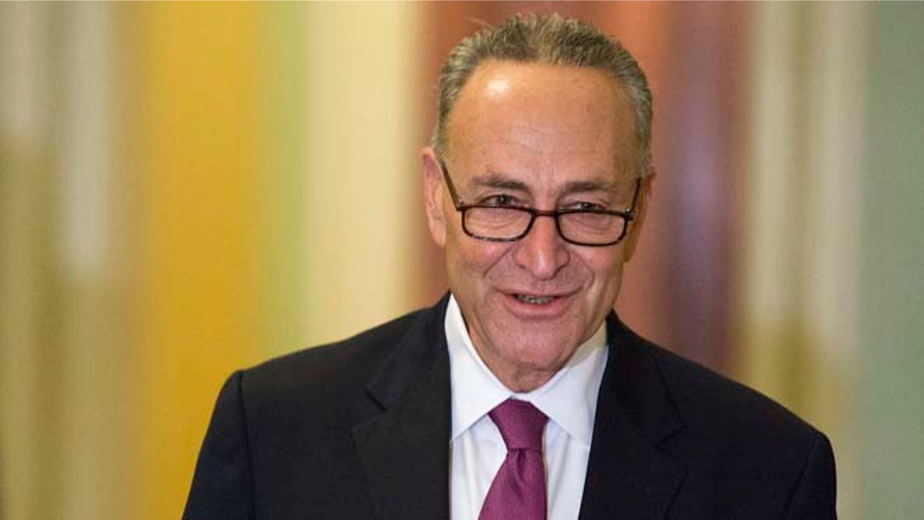 This Nov. 13, 2014 file photo shows Senator Chuck Schumer, D-N.Y., on Capitol Hill in Washington.