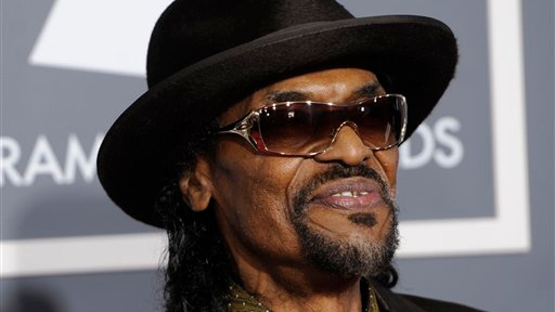 Feb. 13, 2011: Chuck Brown arrives at the 53rd annual Grammy Awards in Los Angeles.