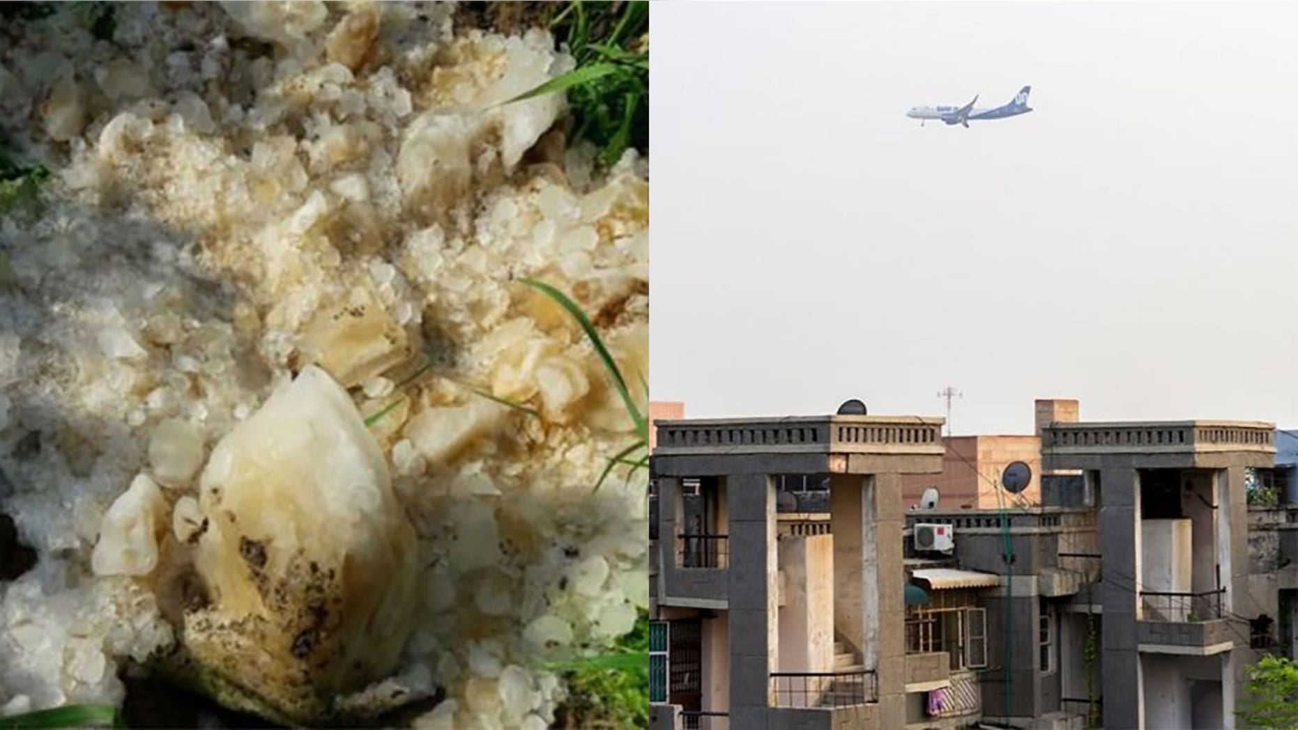 The mass that fell from the sky — which locals thought to be a meteor — is likely a piece of frozen human waste that fell from an overhead plane, experts believe.