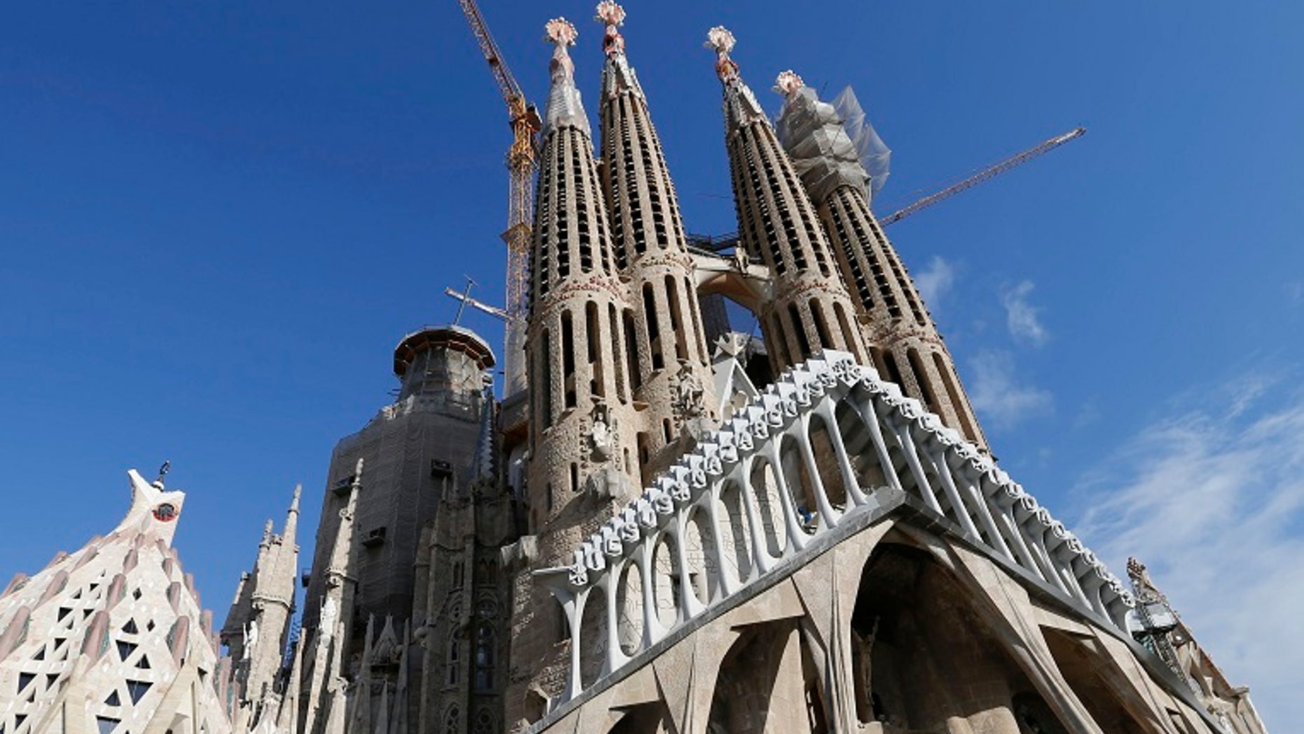 Barcelona’s Sagrada Familia cathedral was evacuated Tuesday following a false alarm of terrorist activity.