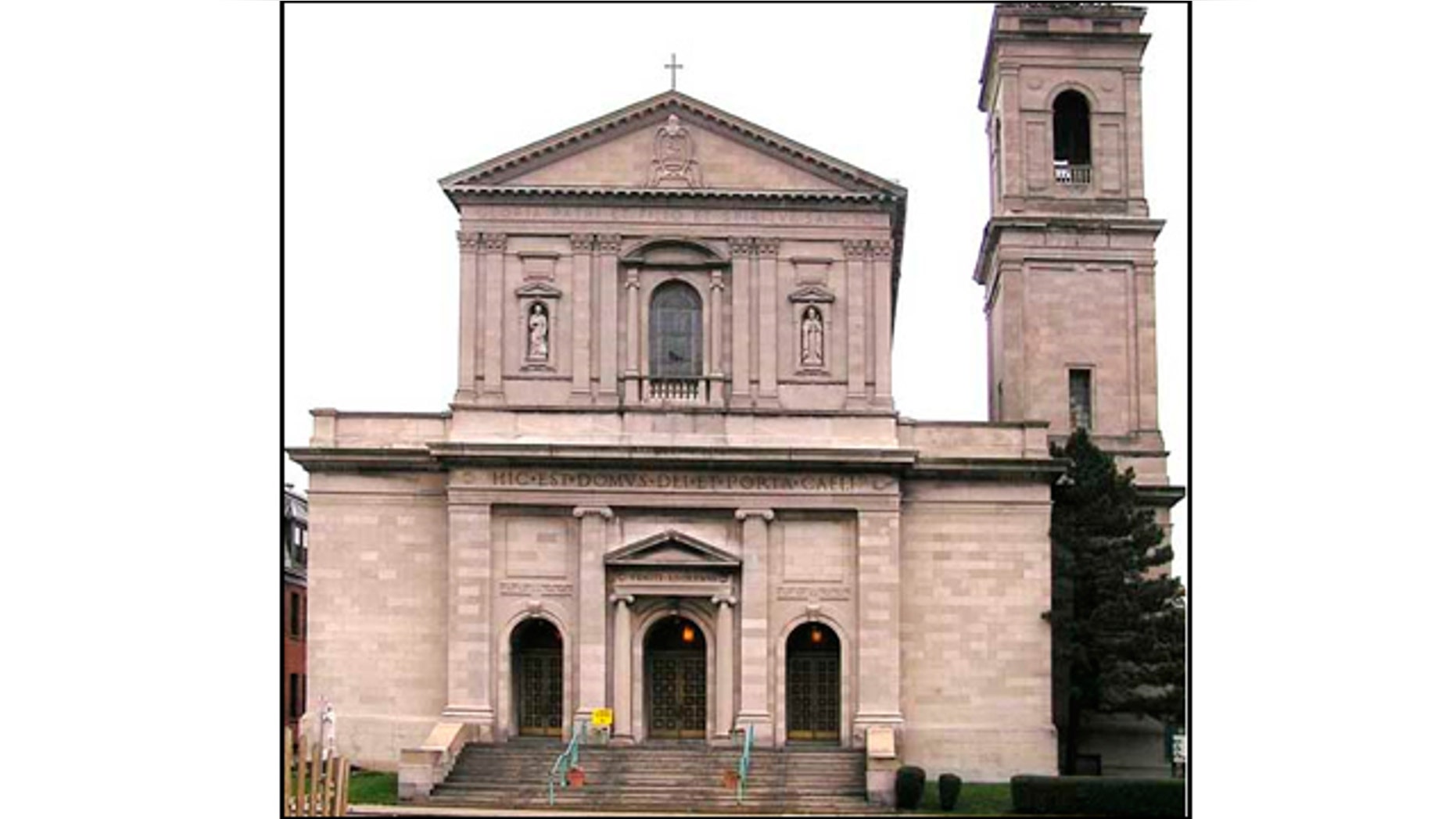 The St. Gerard's RC Church is built in the Renaissance Revival style, based on the design of St., Paul's Outside the Walls in Rome.