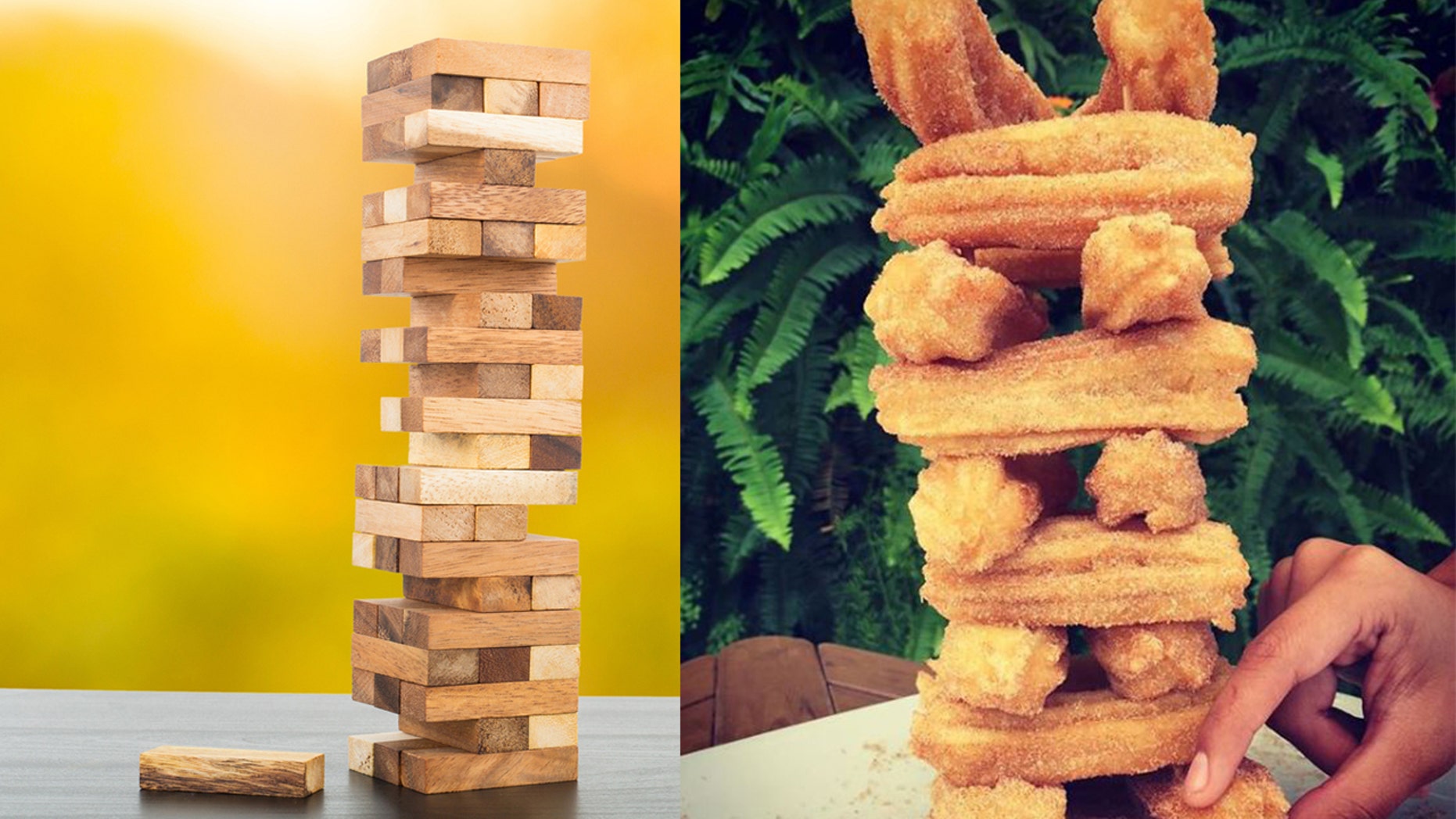 Today, full-grown adults are embracing playing with food, thanks to a trend that they’re calling “Food Jenga.”