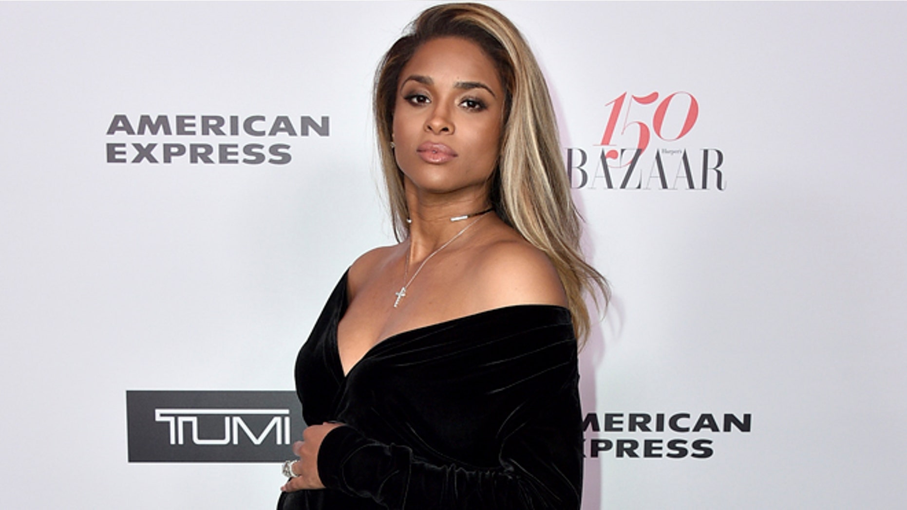 A representative for Ciara says the pregnant entertainer is doing well after a minor car accident.