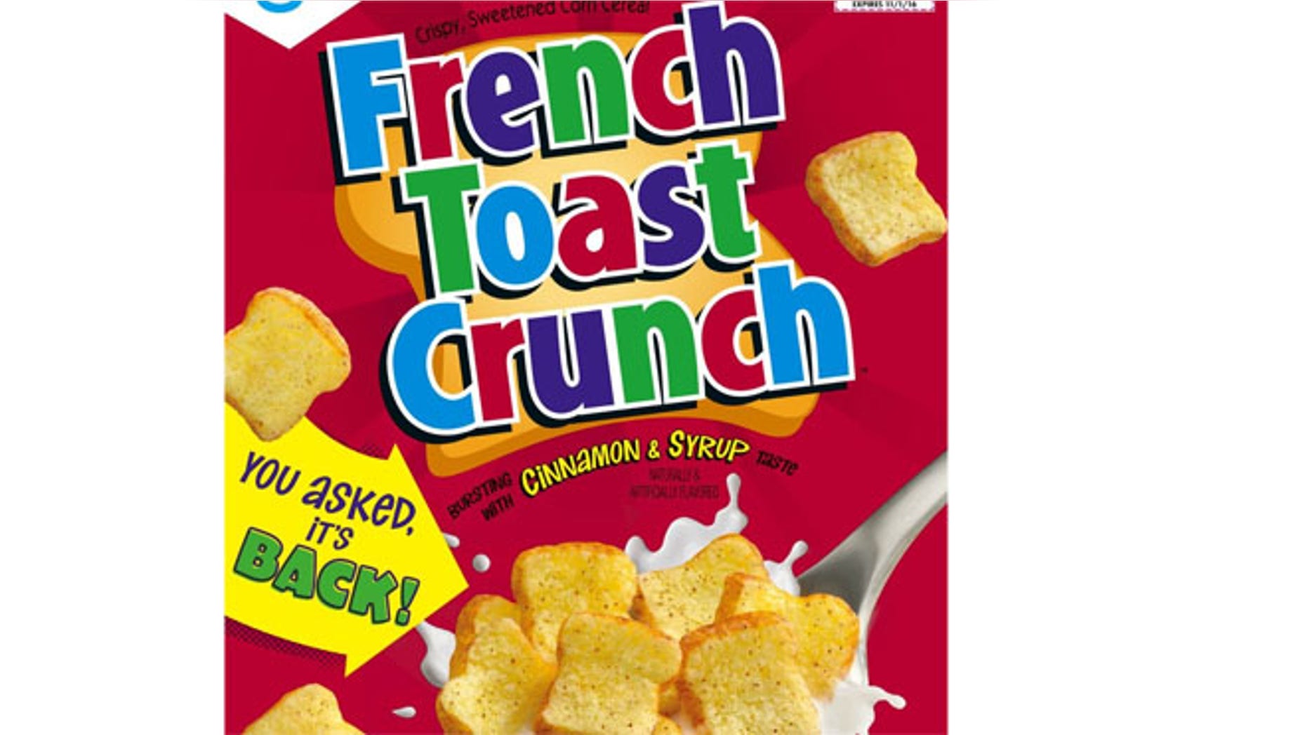 General Mills is bringing a cereal people have been clamoring for: French Toast Crunch.