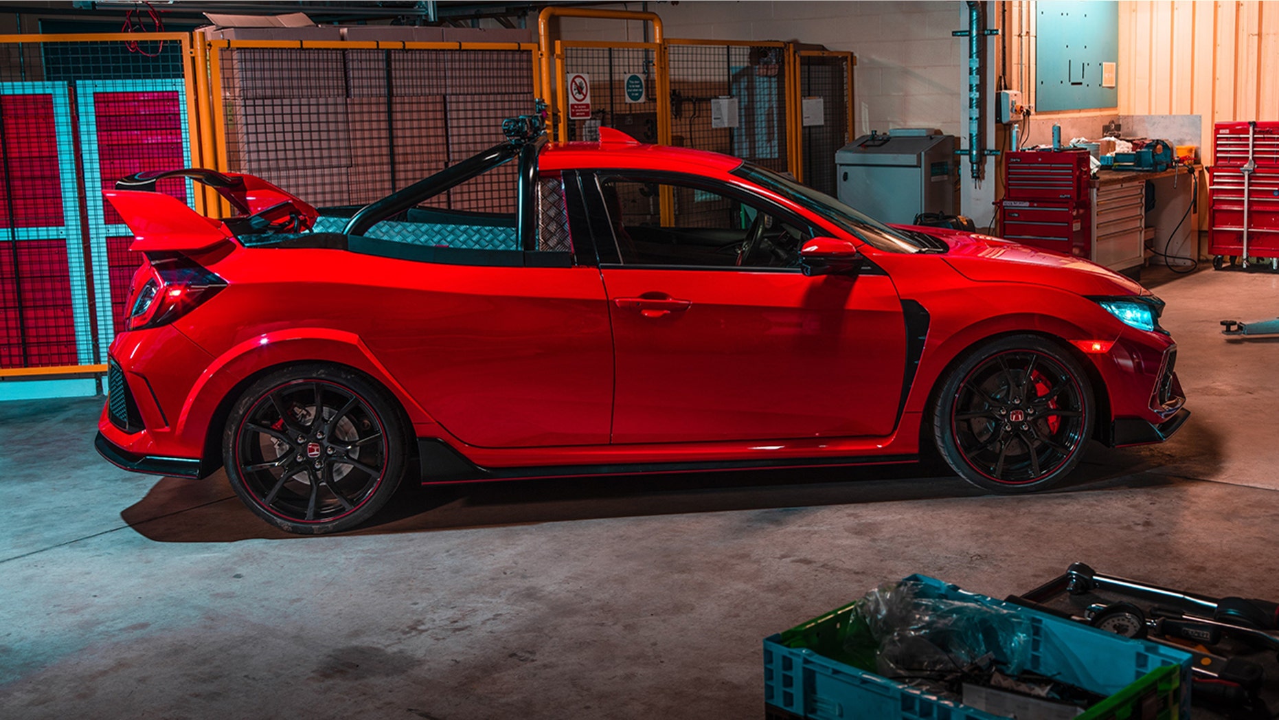 Honda Surprises With Wild High Performance Compact Pickup Fox News Honda Reveals Civic Type R Pickup Truck Concept