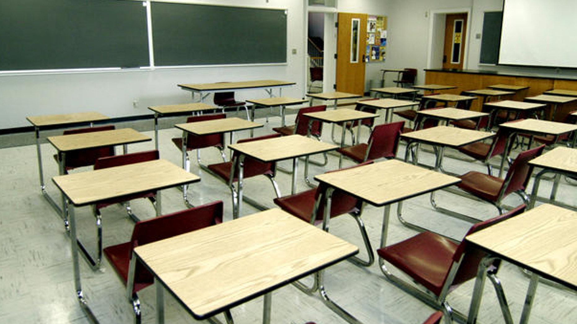 Much of Millsaps College is in transition such as this classroom photographed, Thursday, June 22, 2006, in Jackson, MIss., as they prepare to become the summer training camp for the New Orleans Saints. Classrooms such as this one in Sullivan-Harrell Hall will be equipped with projectors and tables with chairs instead of the student desks to accomodate the football players attending their specialization meetings. (AP Photo/Rogelio Solis)