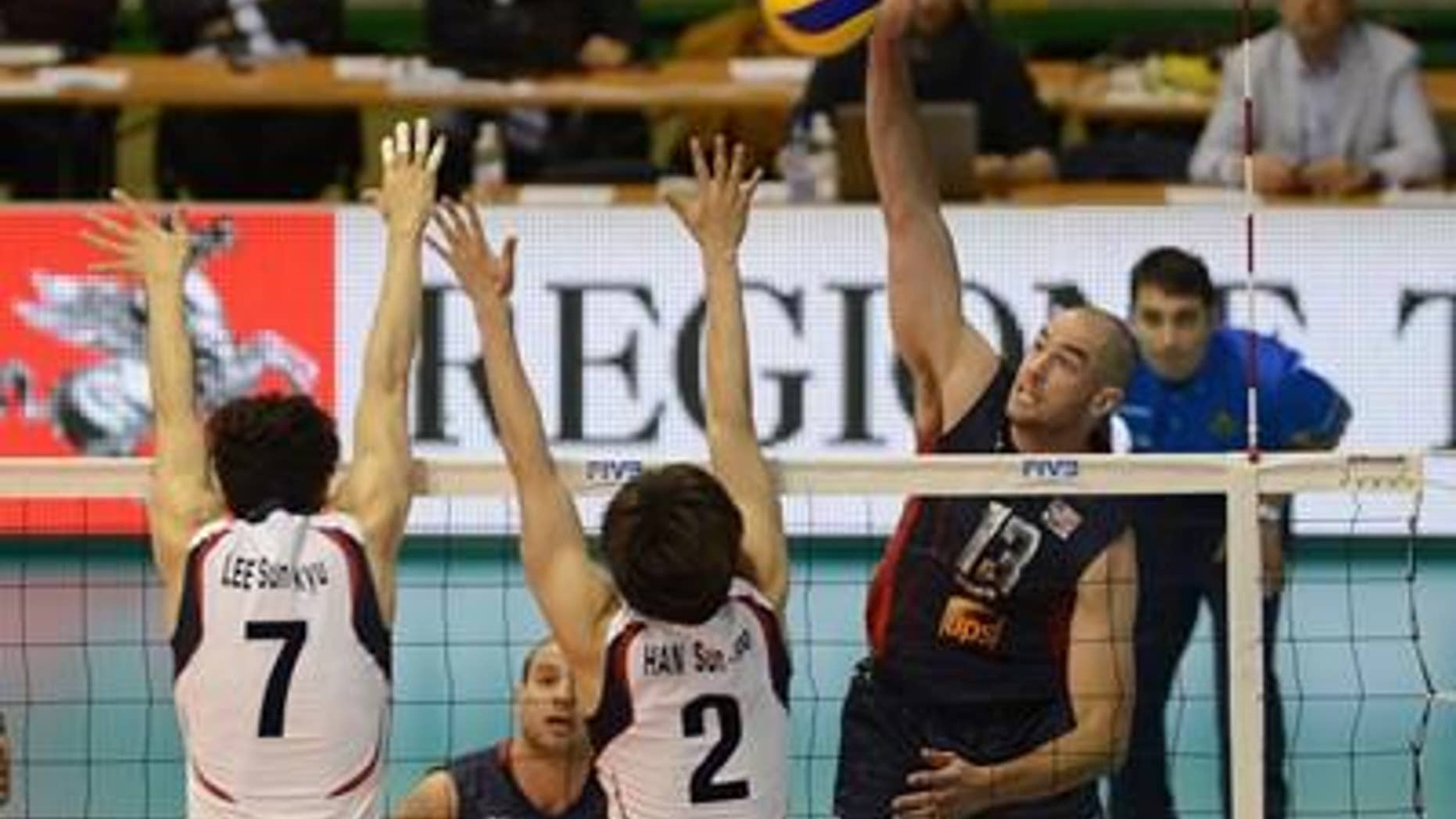 Olympic gold medalist Clay Stanley is among the players named to the U.S. men's volleyball roster for the London Games