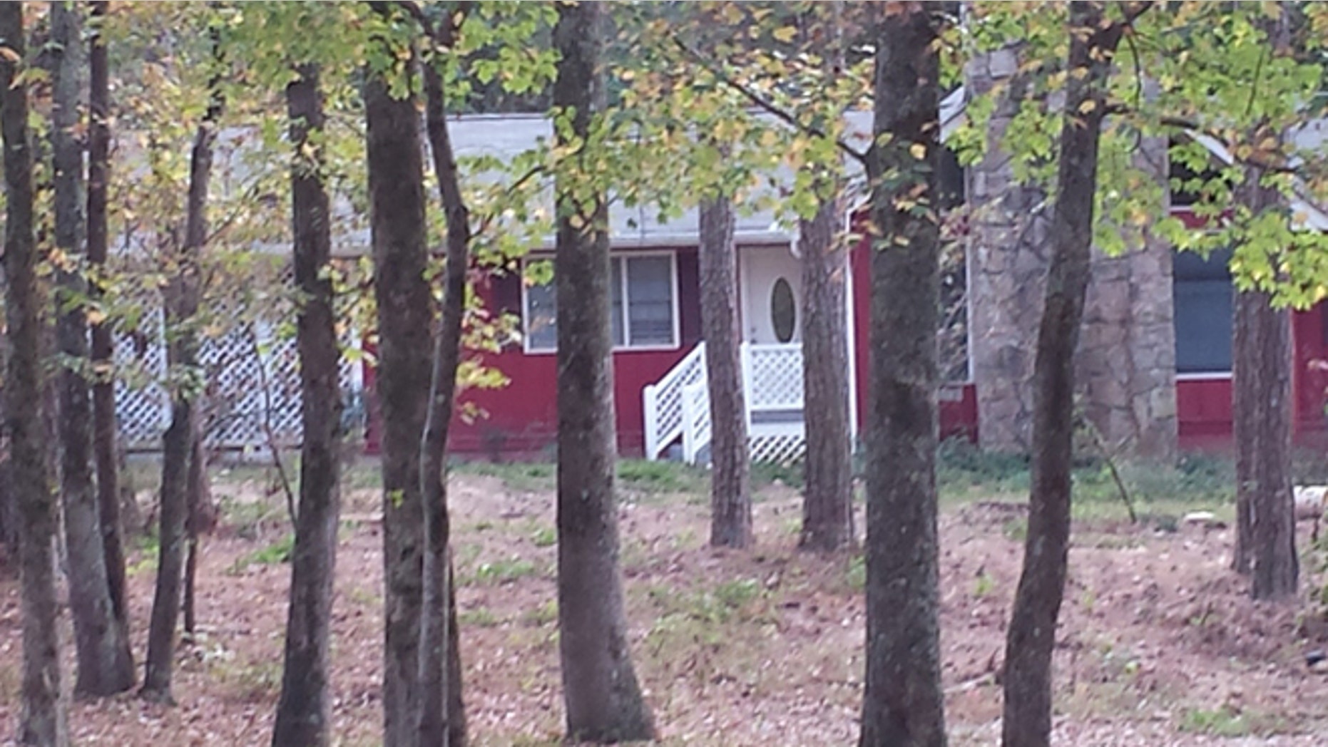 Clayton County Police Department say a 12-year-old boy was accidentally shot in this house in Jonesboro, Georgia, Saturday. (Fox 5 Atlanta)