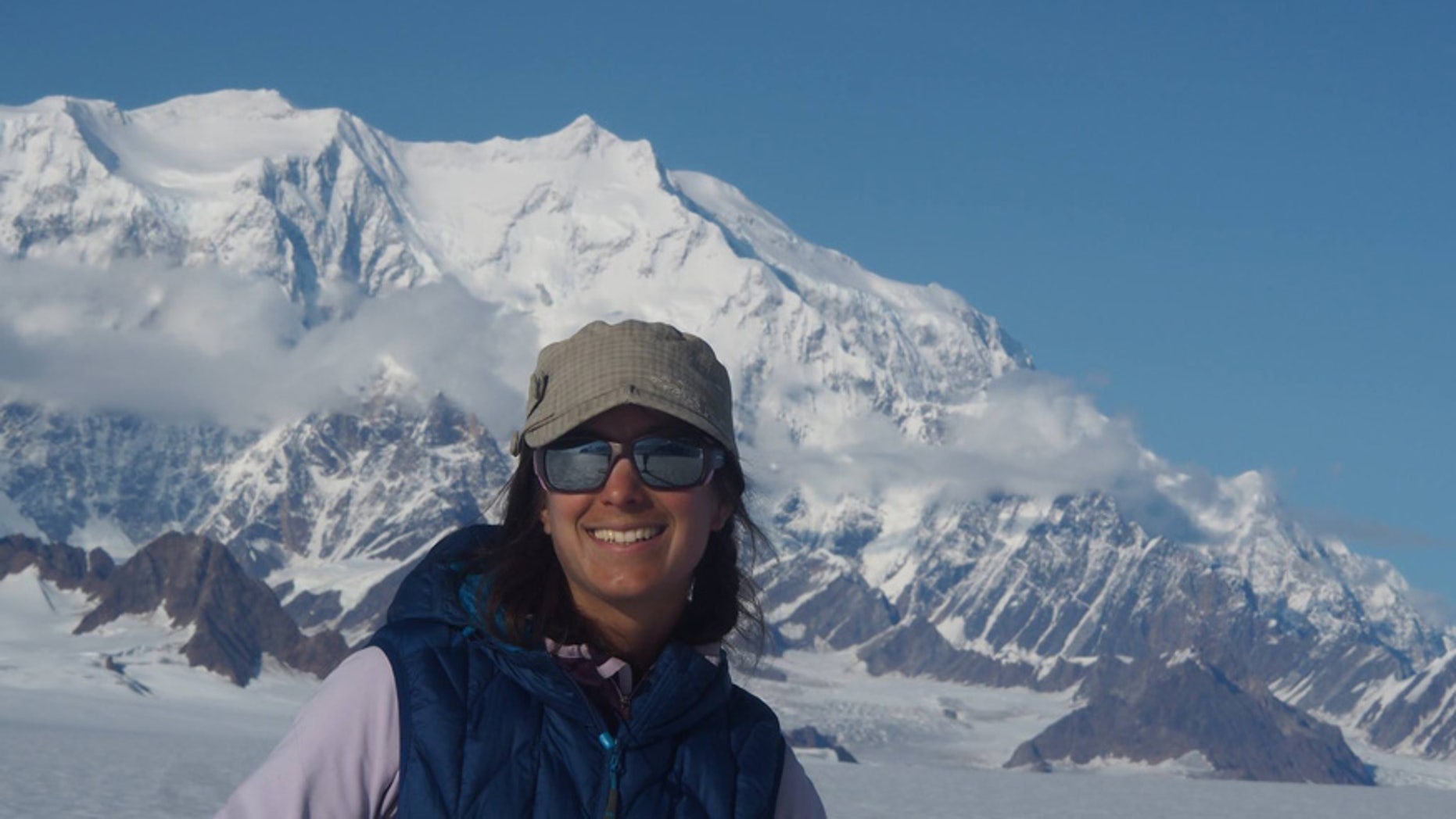 Martinez, 37, was stranded for almost five days high on Mount Logan after to two earthquake-triggered avalanches isolated her camp.