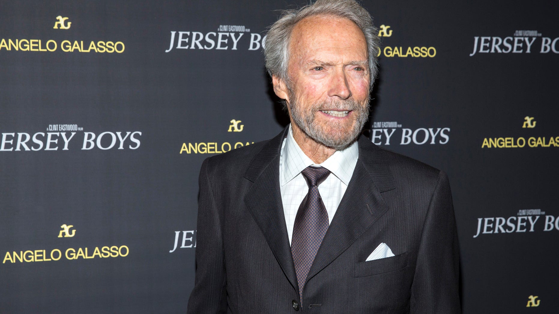 June 9, 2014. Clint Eastwood attends the premiere of "Jersey Boys" in New York.