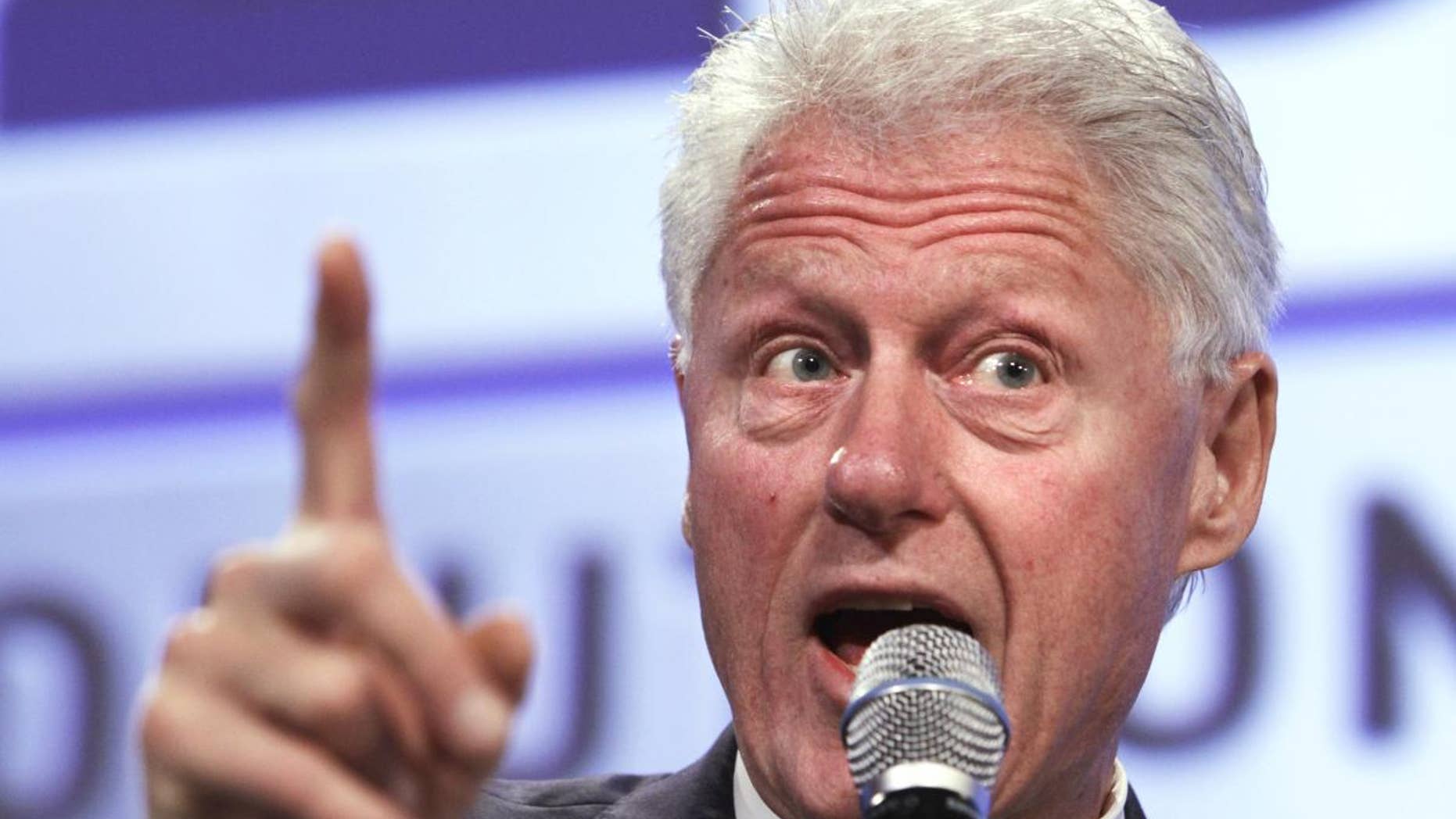 Former President Bill Clinton speaks at the 2011 Fiscal Summit in Washington, Wednesday, May 25, 2011. (AP Photo/Jacquelyn Martin)