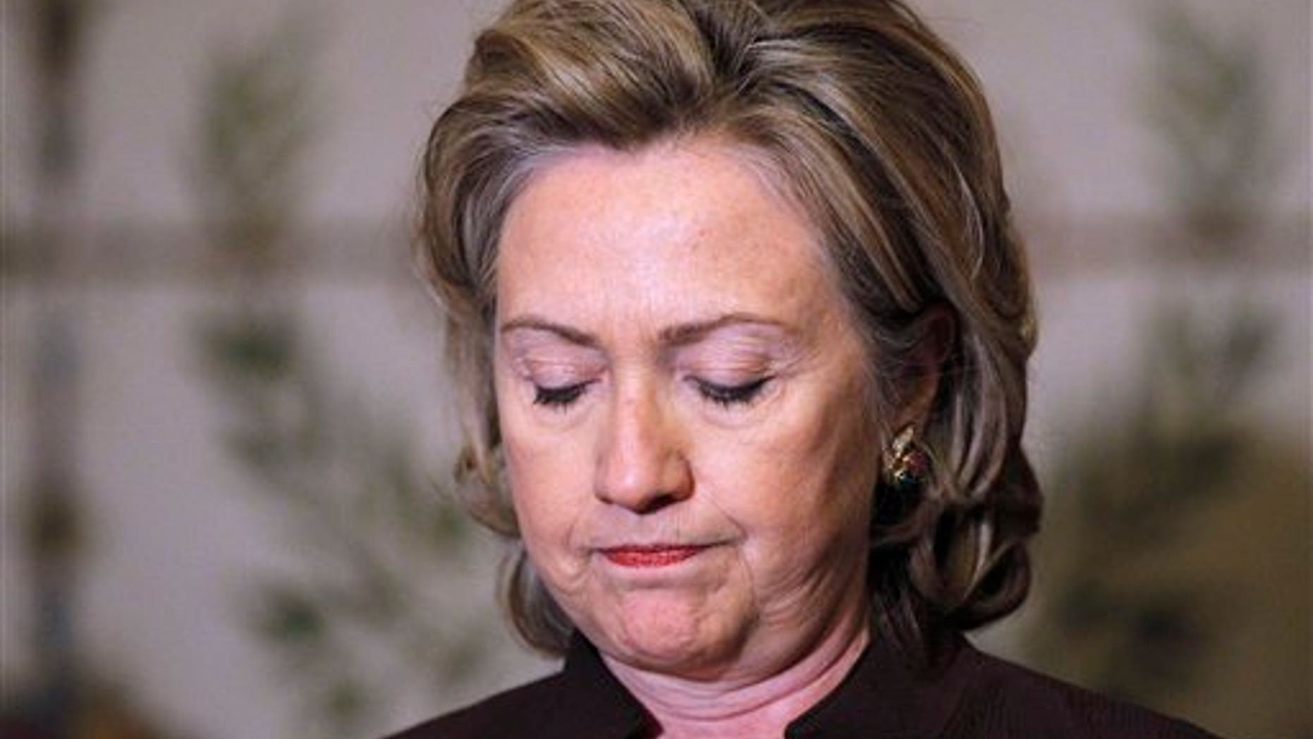 Secretary of State Hillary Clinton is shown on Capitol Hill in Washington Nov. 17. (AP Photo)