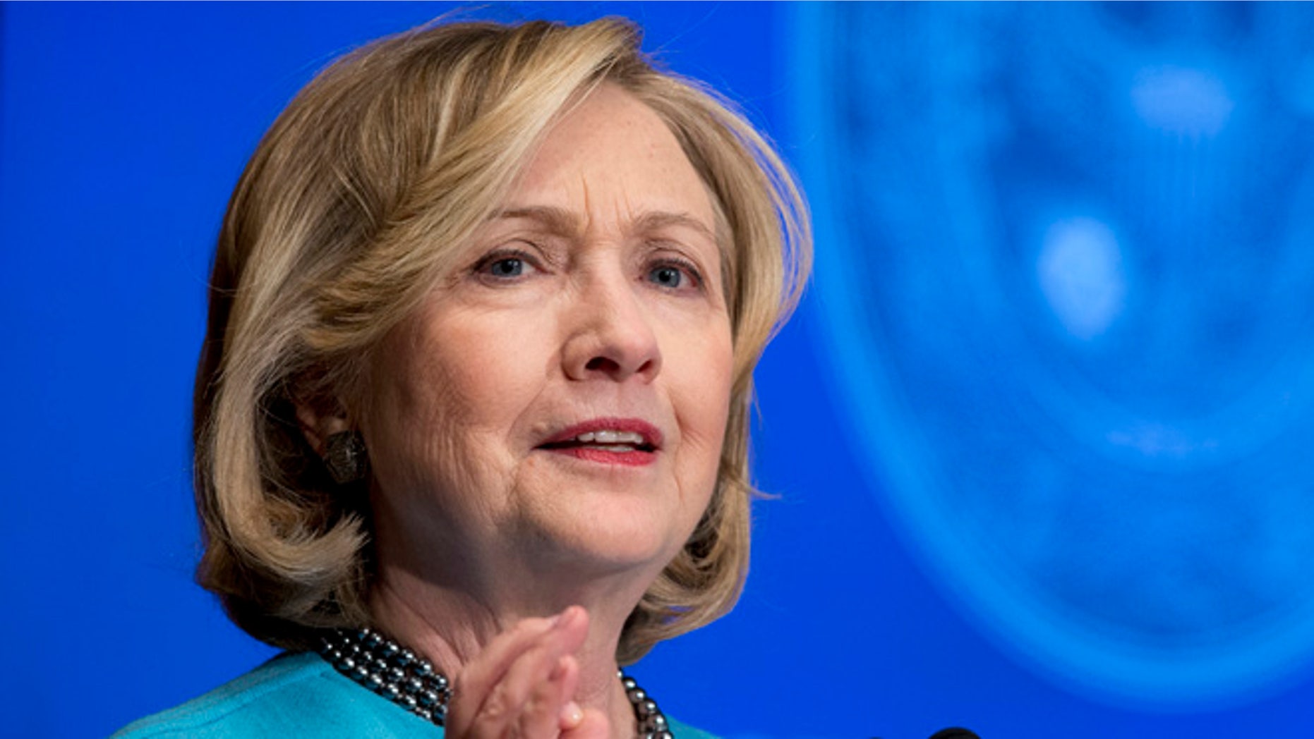 Dec. 3, 2014: Former Secretary of State Hillary Rodham Clinton speaks in Gaston Hall at Georgetown University in Washington.