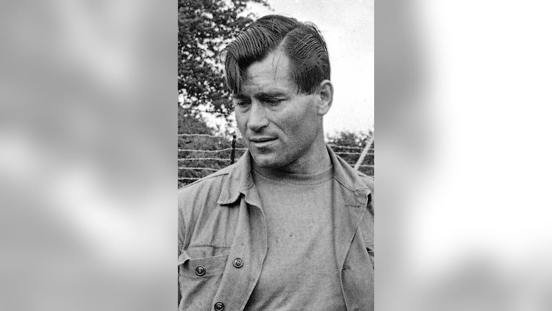 FILE - In this Aug. 5, 1966 file photo, actor Clint Walker appears on the set of "The Dirty Dozen" in Morkyate, Bedfordshire, England. Walker, who played the title character in the early TV western âCheyenne,â died Monday, May 21, 2018, of congestive heart failure at a hospital in Grass Valley, Calif. He was 91. (AP Photo, File)