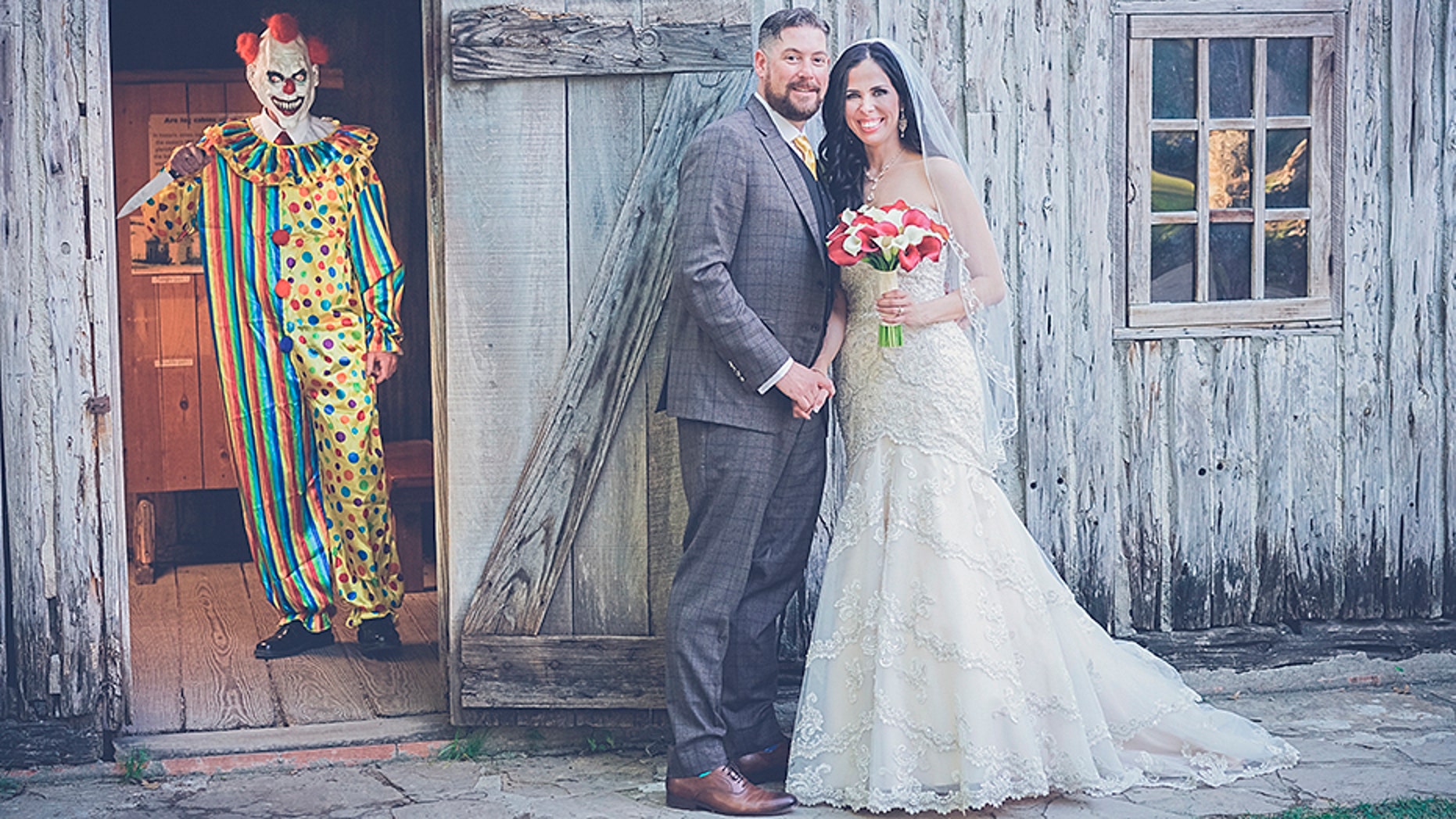 Newlywed Manda Alexander was in for a shock when her husband gifted her a picture from their wedding with an unexpected guest.