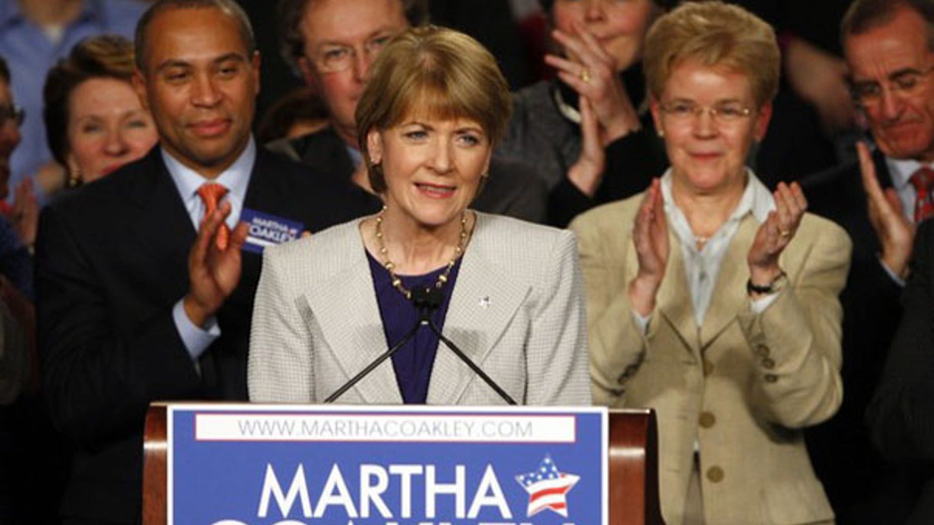 FILE: Martha Coakley concedes in the Massachusetts special election for U.S. Senate in Boston Jan. 19, 2010. (Reuters Photo)