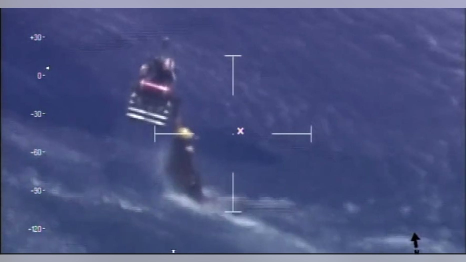 The Coast Guard on Wednesday rescued a Navy pilot who had crash-landed off the coast of Key West.