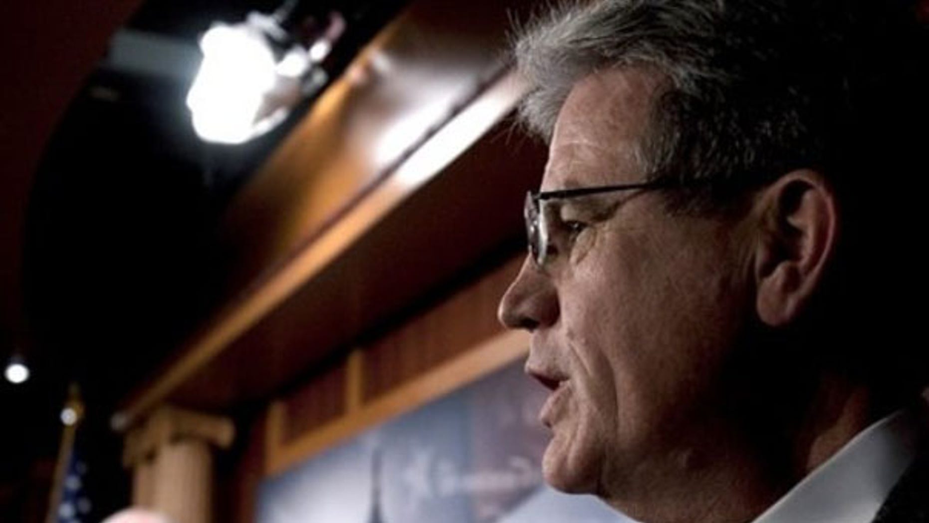 Sen. Tom Coburn is seen at a news conference on Capitol Hill Dec. 19. (AP Photo)