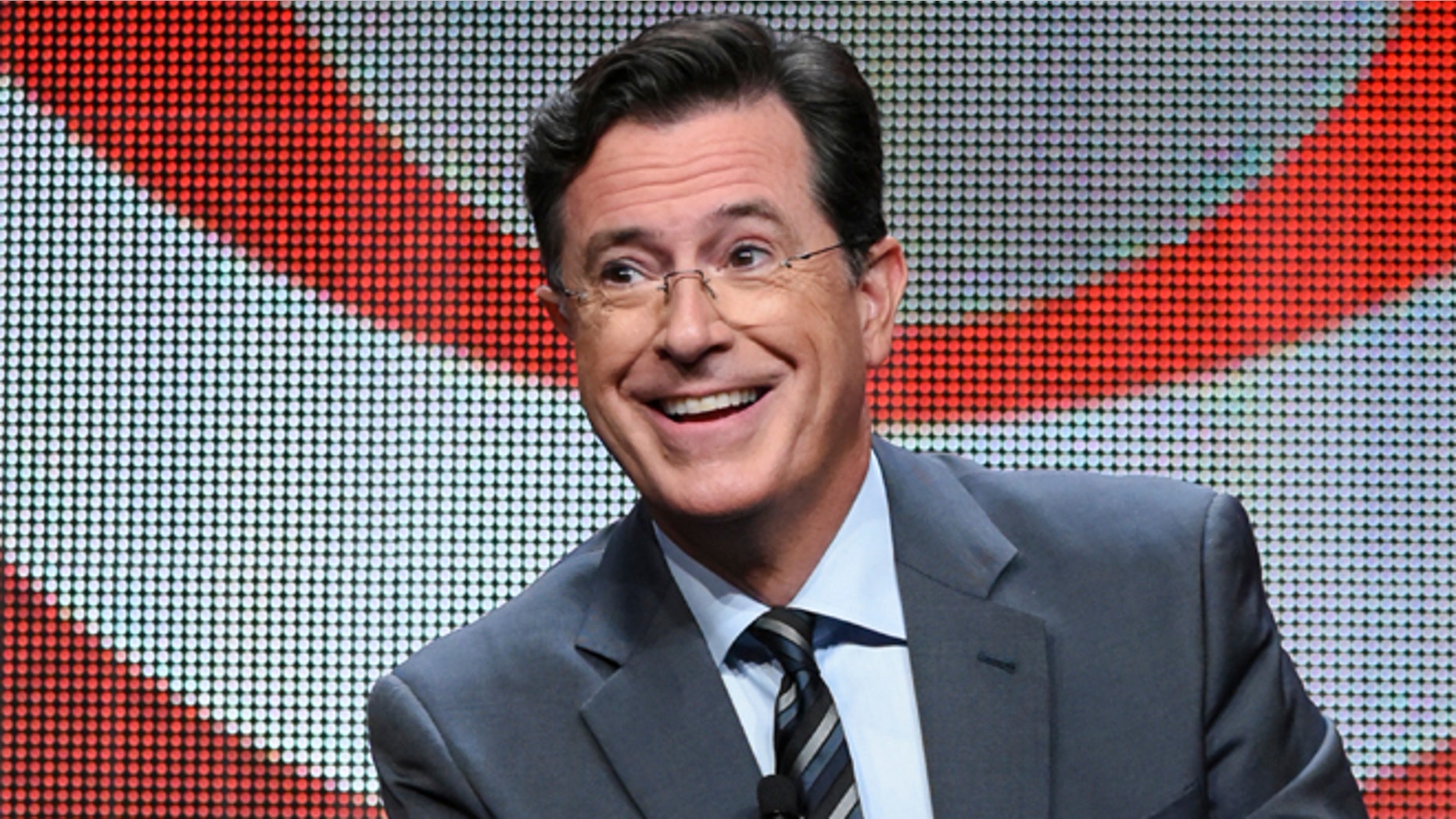 Stephen Colbert gleefully responded to insults hurled his way by President Trump.