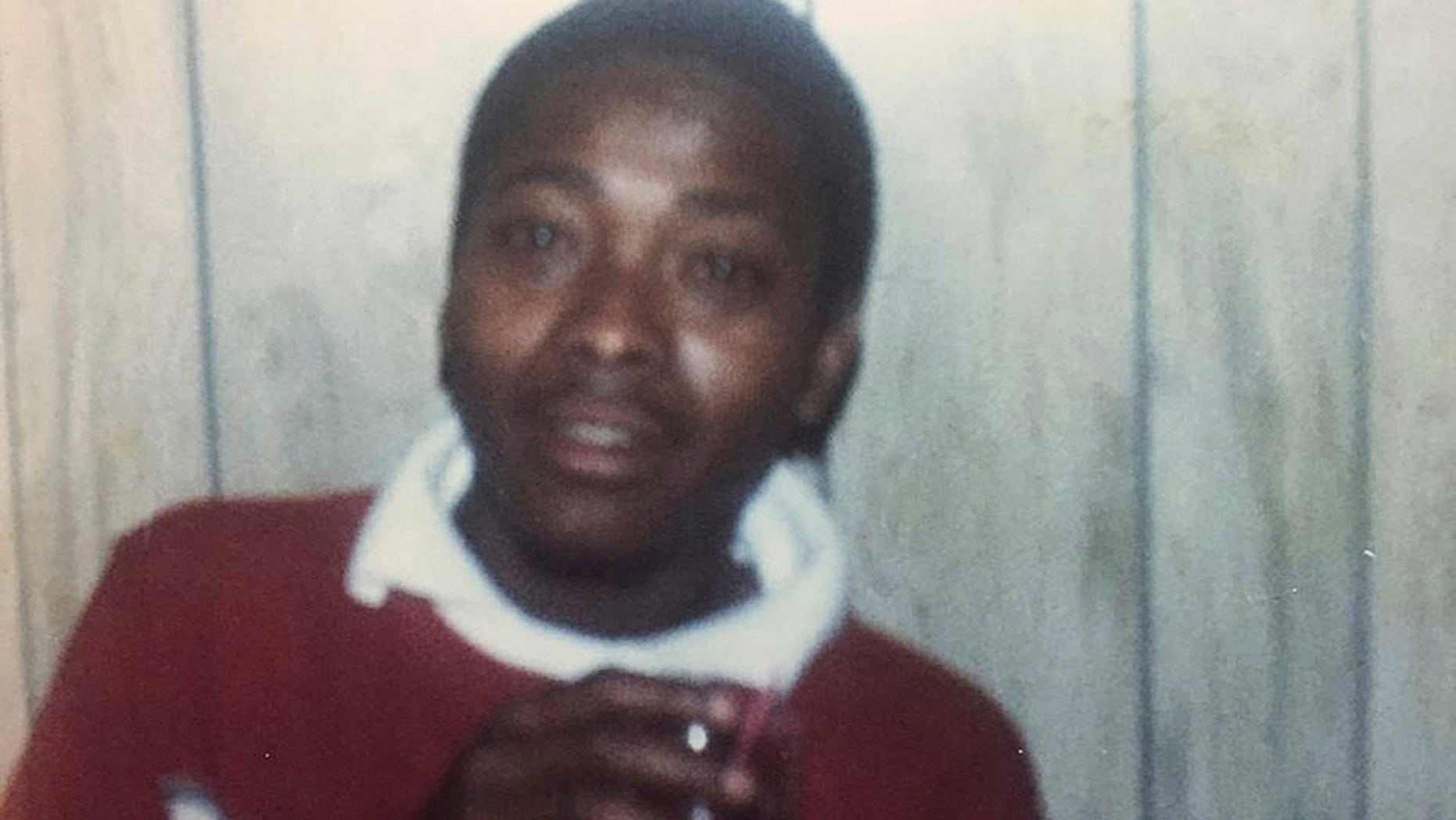 This undated photo provided by Heather Coggins shows her uncle Timothy Coggins. During a court hearing on Wednesday, Nov. 1, 2017, a Georgia prosecutor said Timothy Coggins was killed because he had been "socializing with a white female." (Courtesy of Heather Coggins via AP)