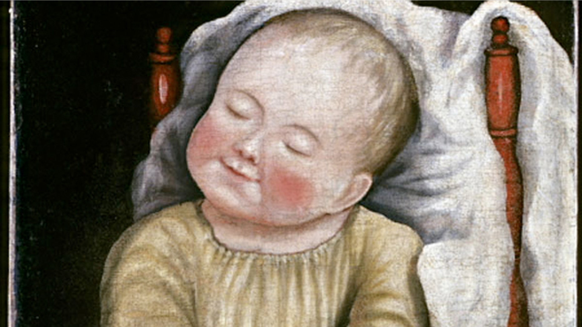 Painted by an unidentified artist about 1810 to 1830, "Baby in Red Chair" is one of the earliest paintings to enter the collection.