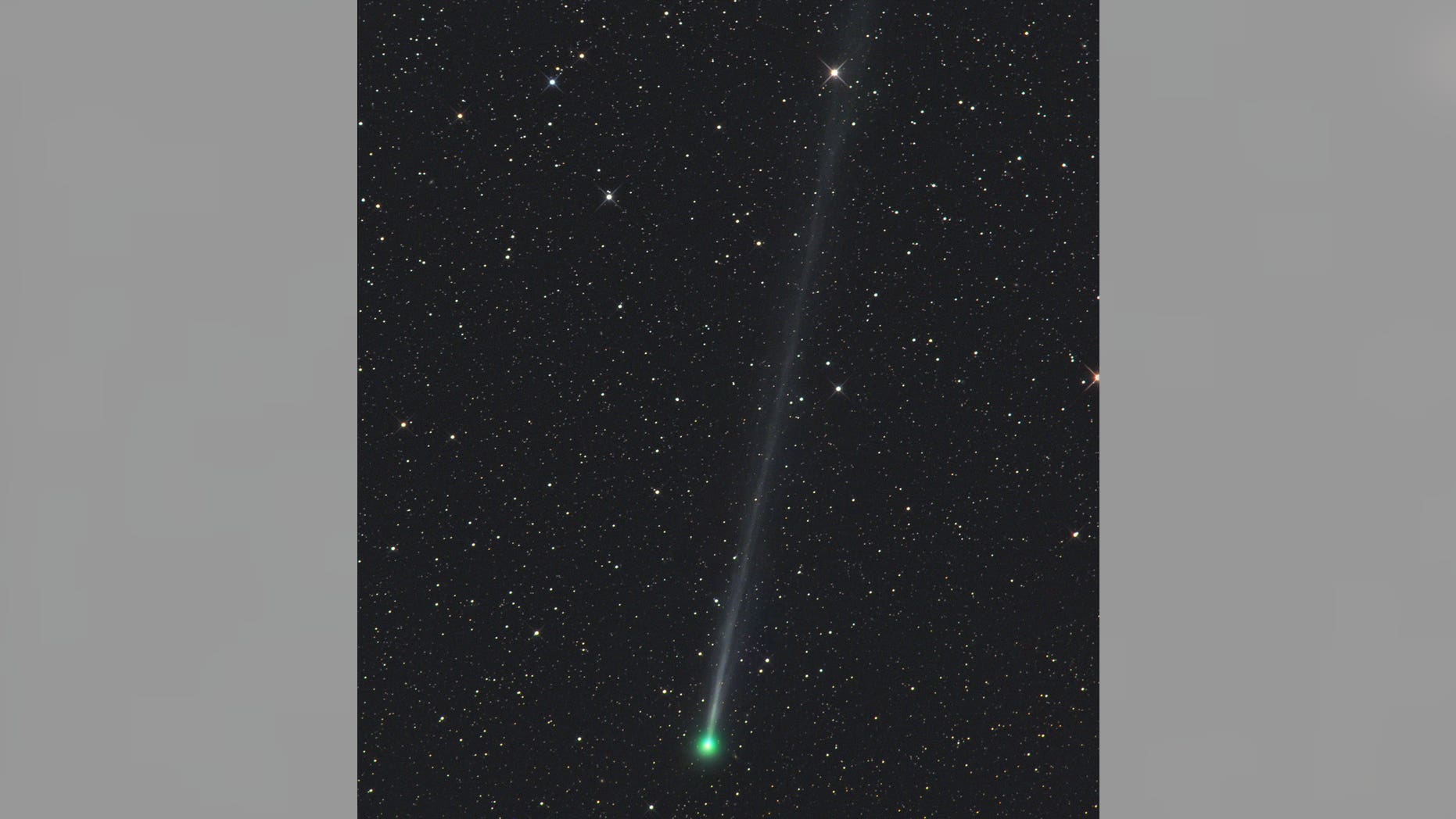 Gerald Rhemann caught this view of Comet 45P/Honda-Mrkos-Pajdušáková using a telescope from Farm Tivoli in Namibia, Africa.