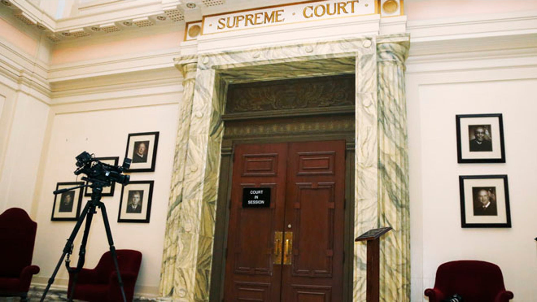 July 15, 2014: The Oklahoma Supreme Court meets for a hearing closed to cameras in Oklahoma City.