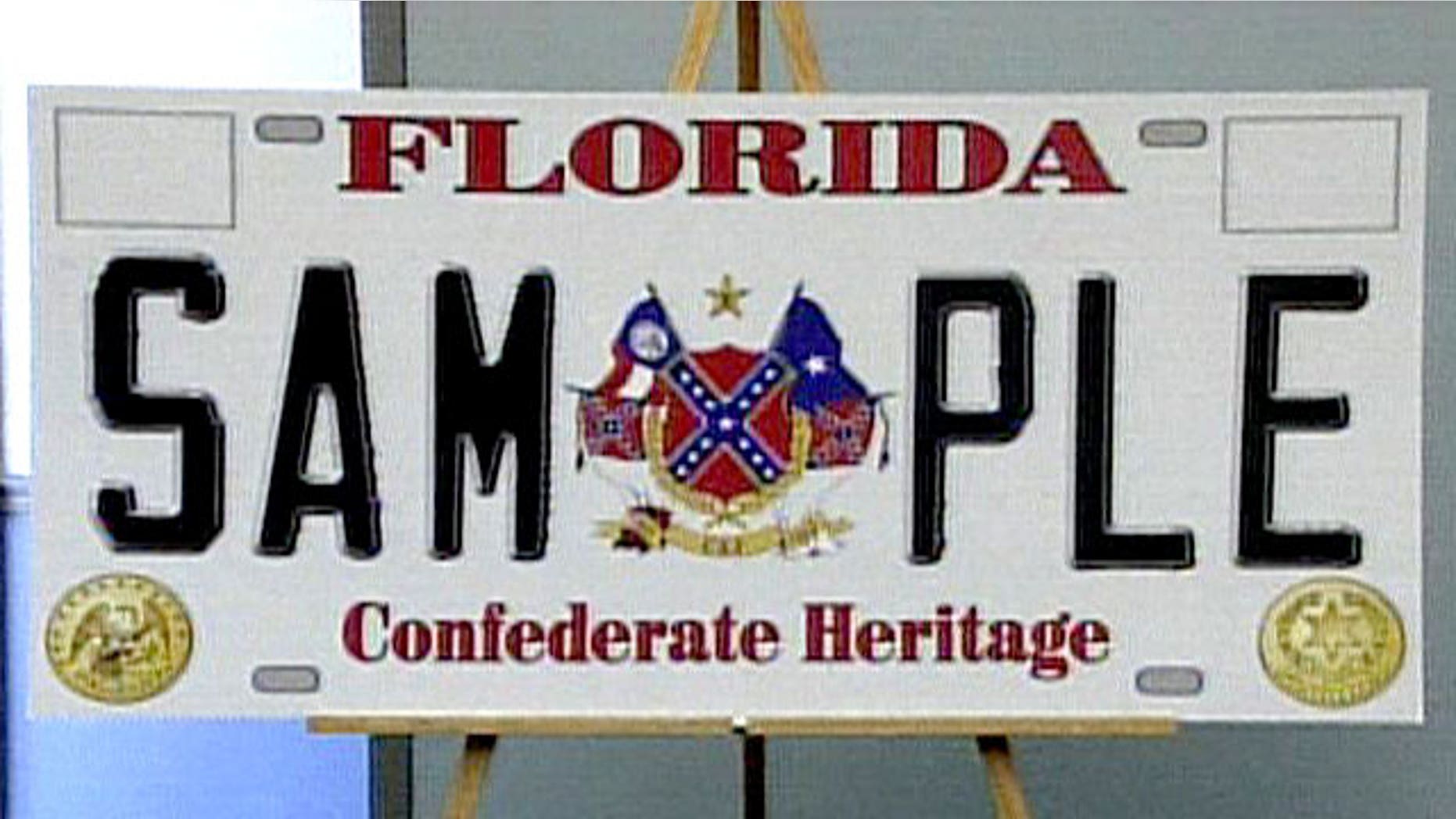 Florida requires the approval of the state legislature for all license plates and has repeatedly rejected the so-called “rebel plates."