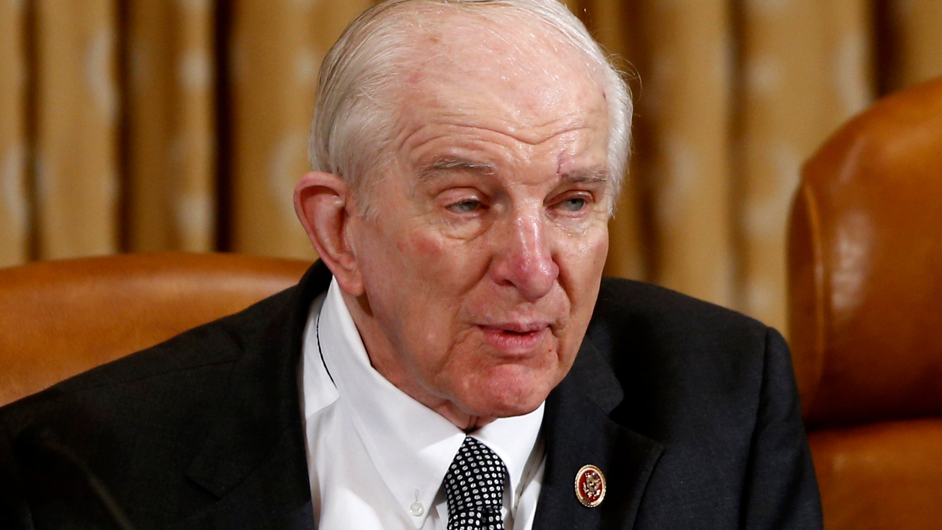 June 4, 2013: Rep. Sam Johnson, R-Texas speaks on Capitol Hill in Washington. Johnson has announced he will retire at the end of the term.