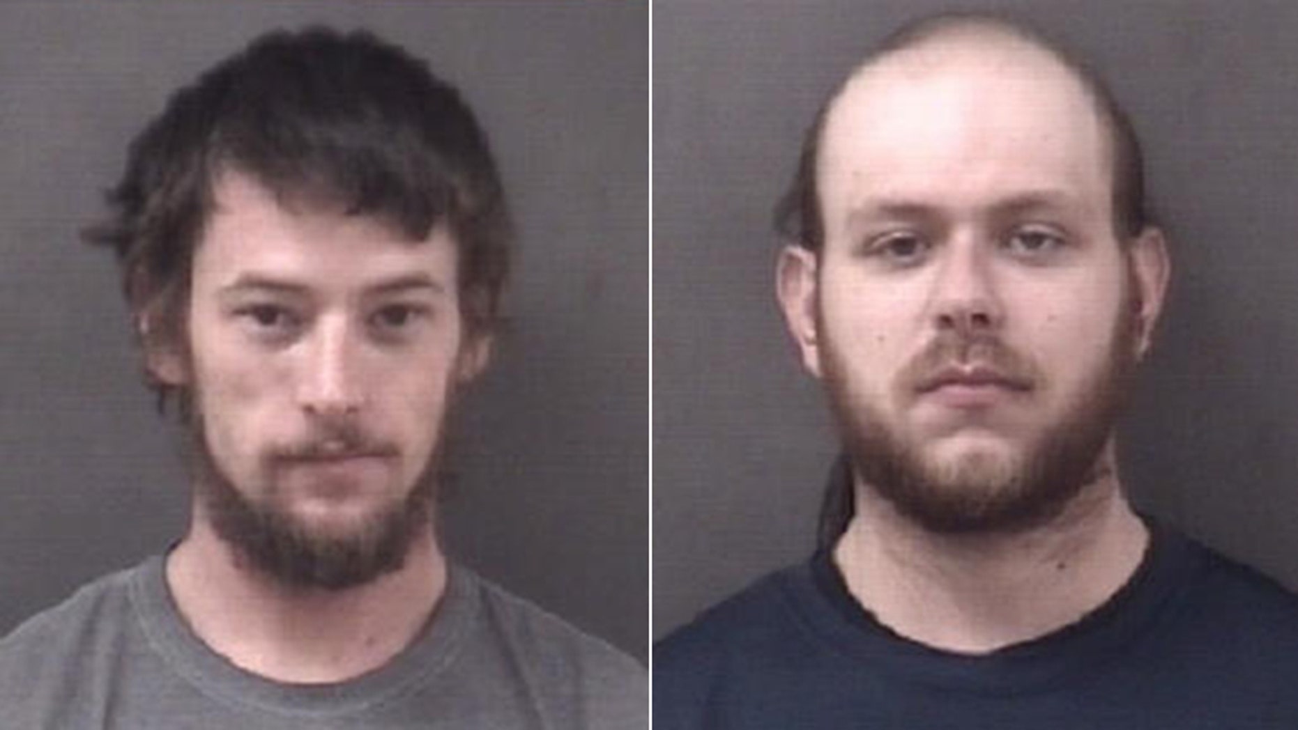 Gregory Ulrich, left, is accused of ripping the heads off of chickens after being driven around by John Budnovitch.