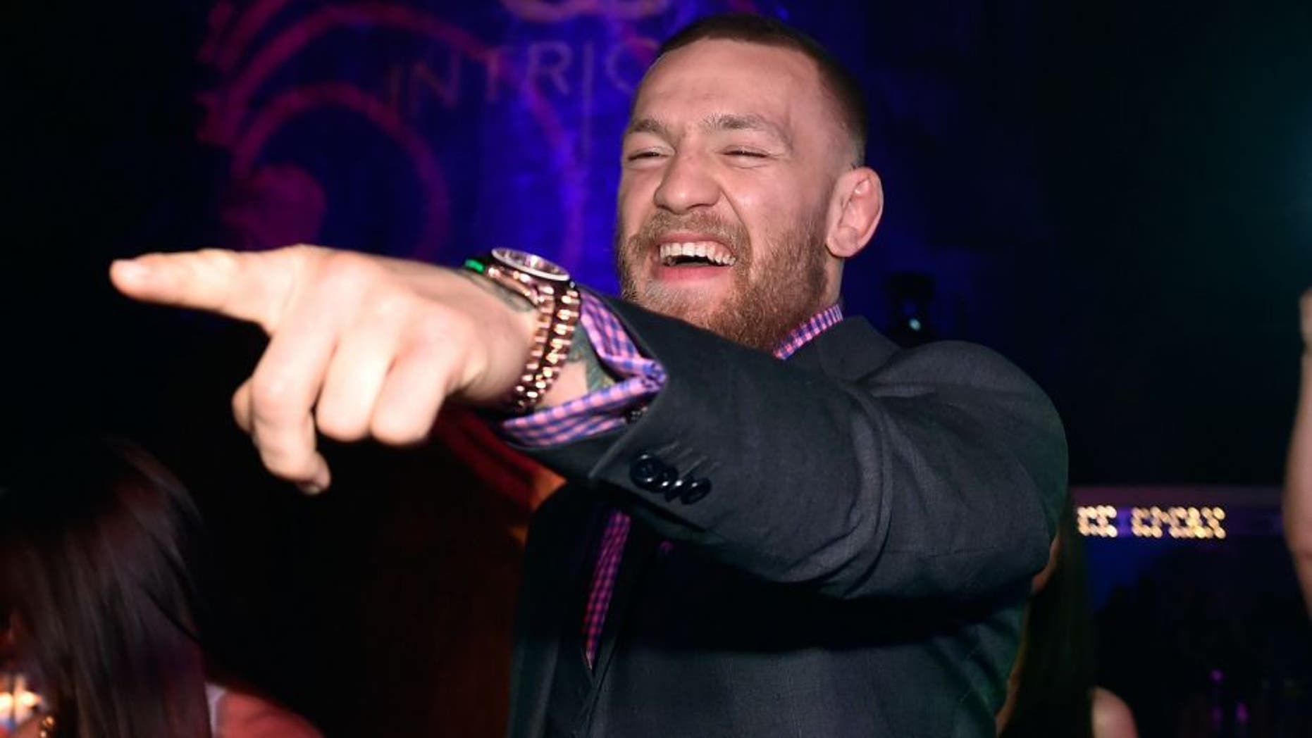 LAS VEGAS, NV - JULY 10: Mixed martial artist Conor McGregor attends his birthday celebration at Intrigue Nightclub at Wynn Las Vegas early July 10, 2016 in Las Vegas, Nevada. (Photo by David Becker/Getty Images for Wynn Las Vegas)
