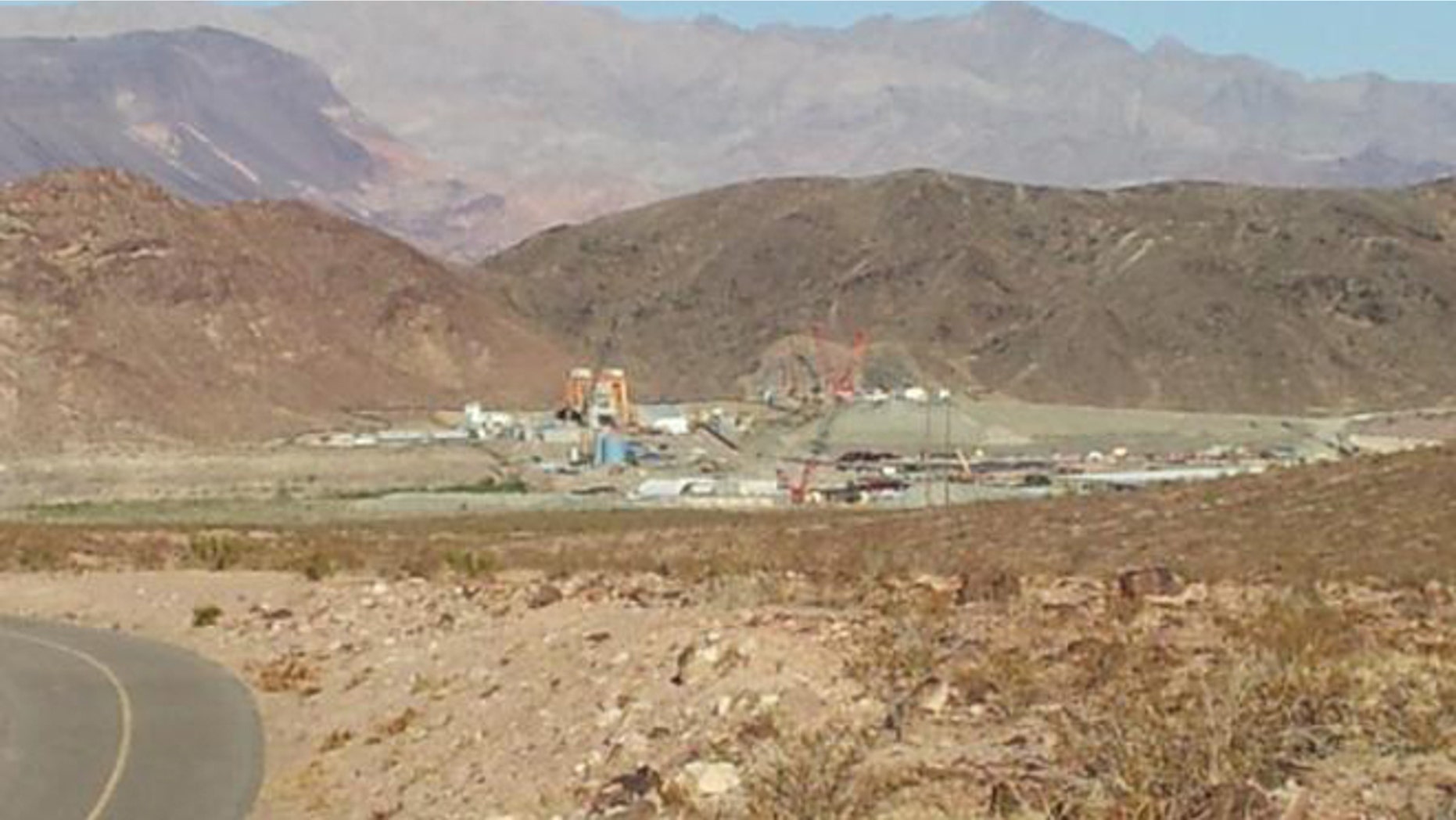 The construction site in Nevada.