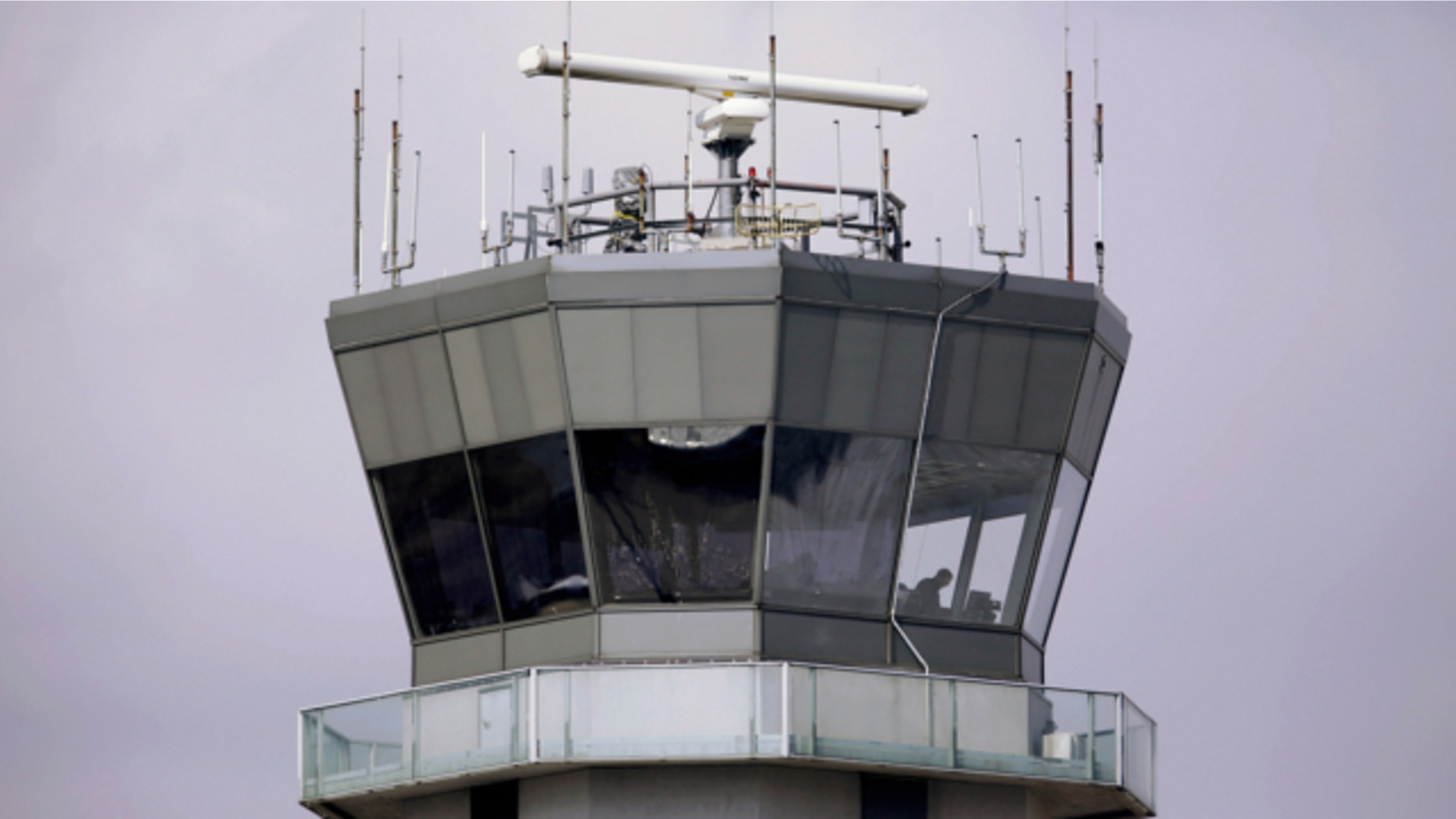March 12, 2013: This photo shows the air traffic control tower at Chicago's Midway International Airport.