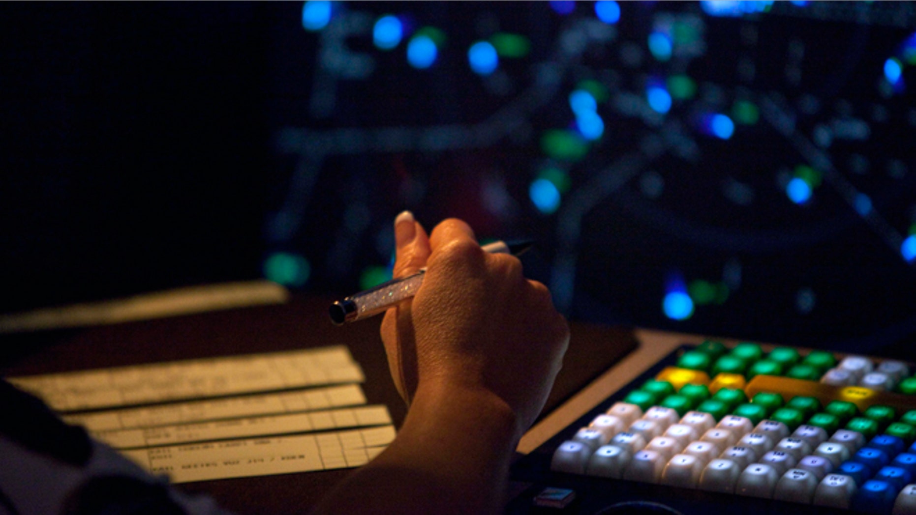 This April 18, 2011 file photo shows an air traffic controller working in a terminal radar approach control room at the Atlanta TRACON in Peachtree City, Ga.