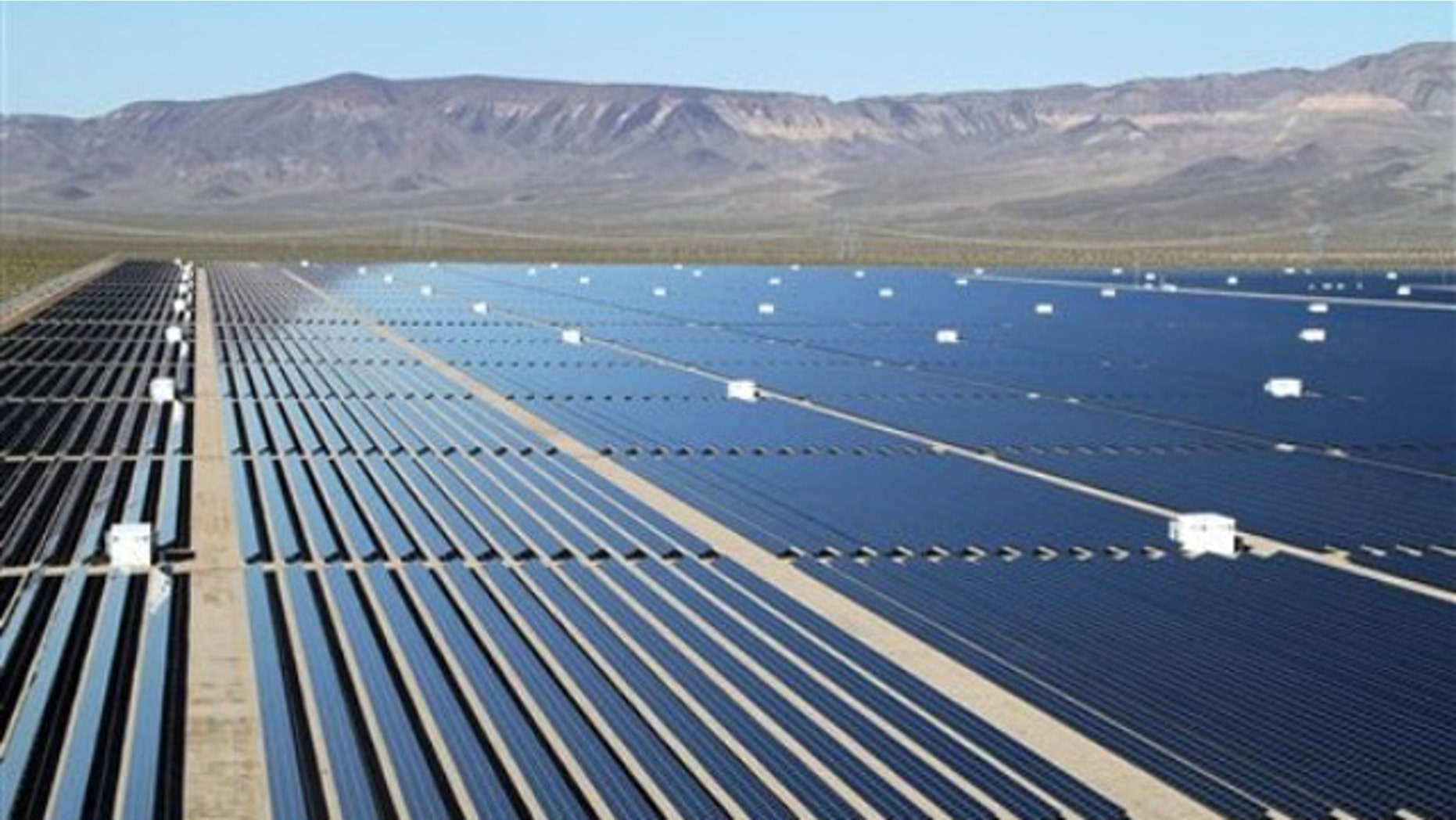 Shown here is the Copper Mountain Solar 1 installation in Boulder City, Nev.