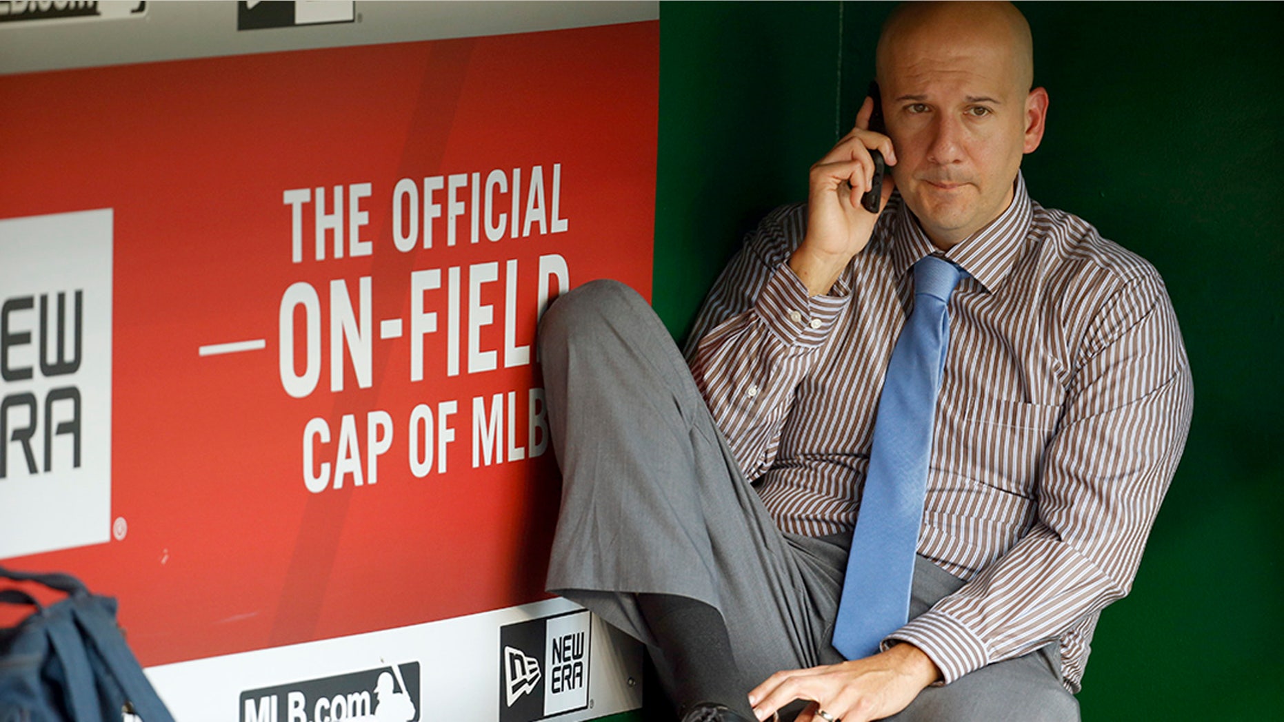 John Coppolella (far left) resigned as Atlanta's general manager last month.