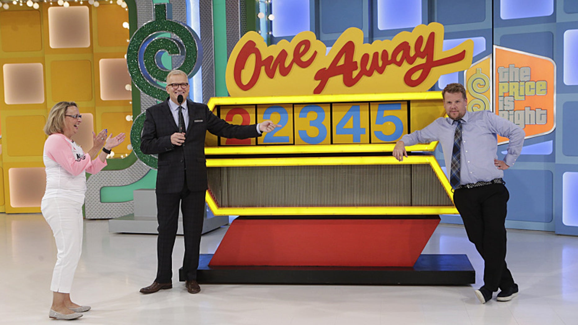 October 2015. James Corden on "The Price Is Right."
