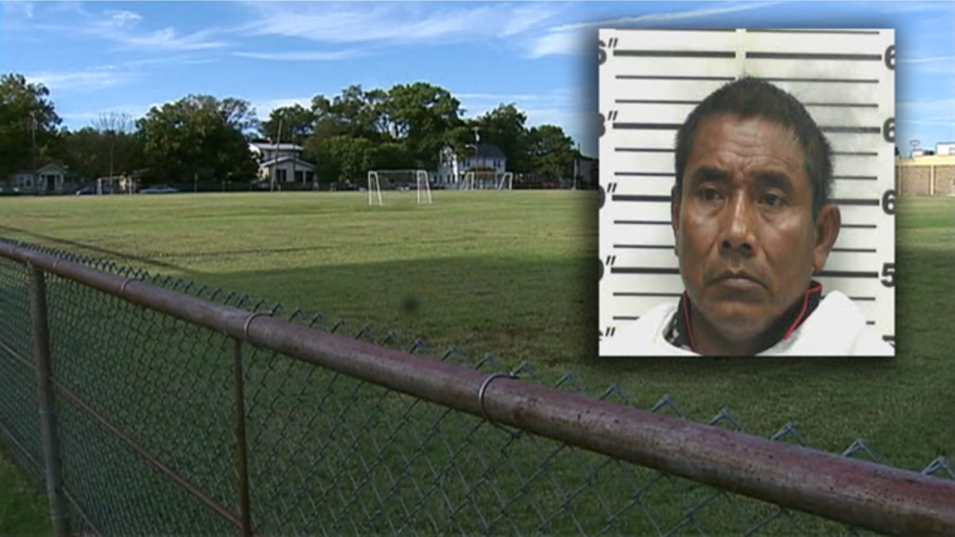 Marcos Ramos (inset) and the soccer fields where his team practiced. (Photo: Fox 4 Dallas)