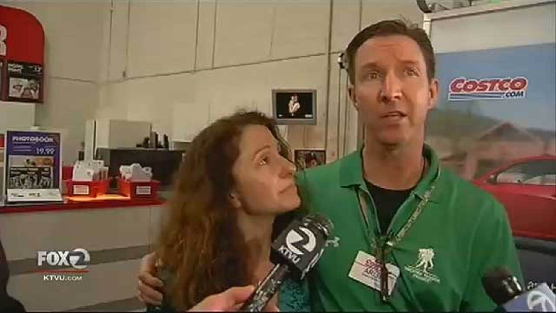 Arlie Smith, 45, received a donation from customers of the Costco store where he works after they found out about his terminal cancer diagnosis.