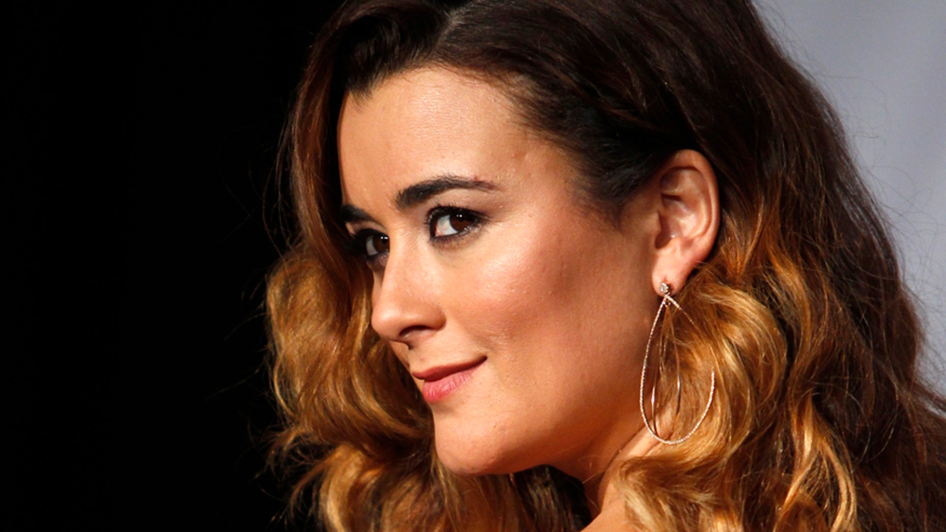 Cote de Pablo poses backstage during the 14th Latin Grammy Awards in Las Vegas, Nevada November 21, 2013.