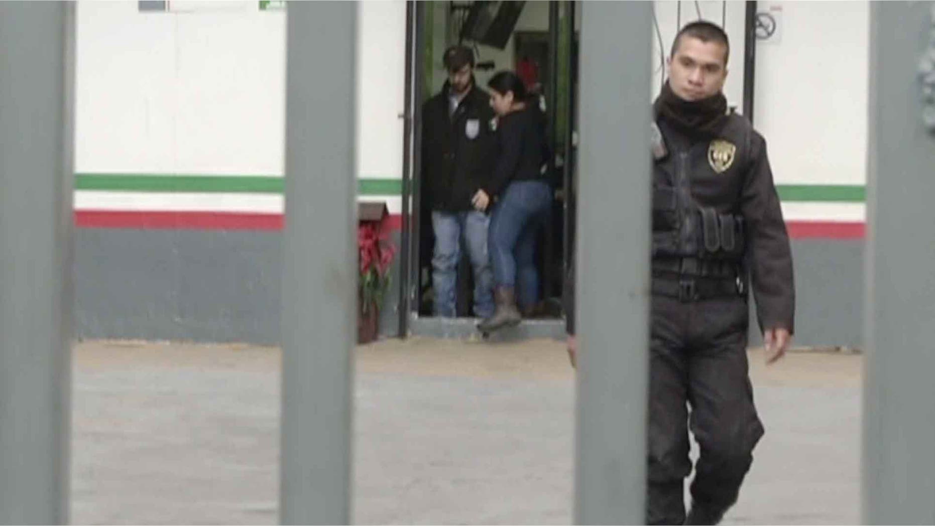 Ethan Couch is led through a detention center in Guadalajara, Mexico, Dec. 30, 2015.