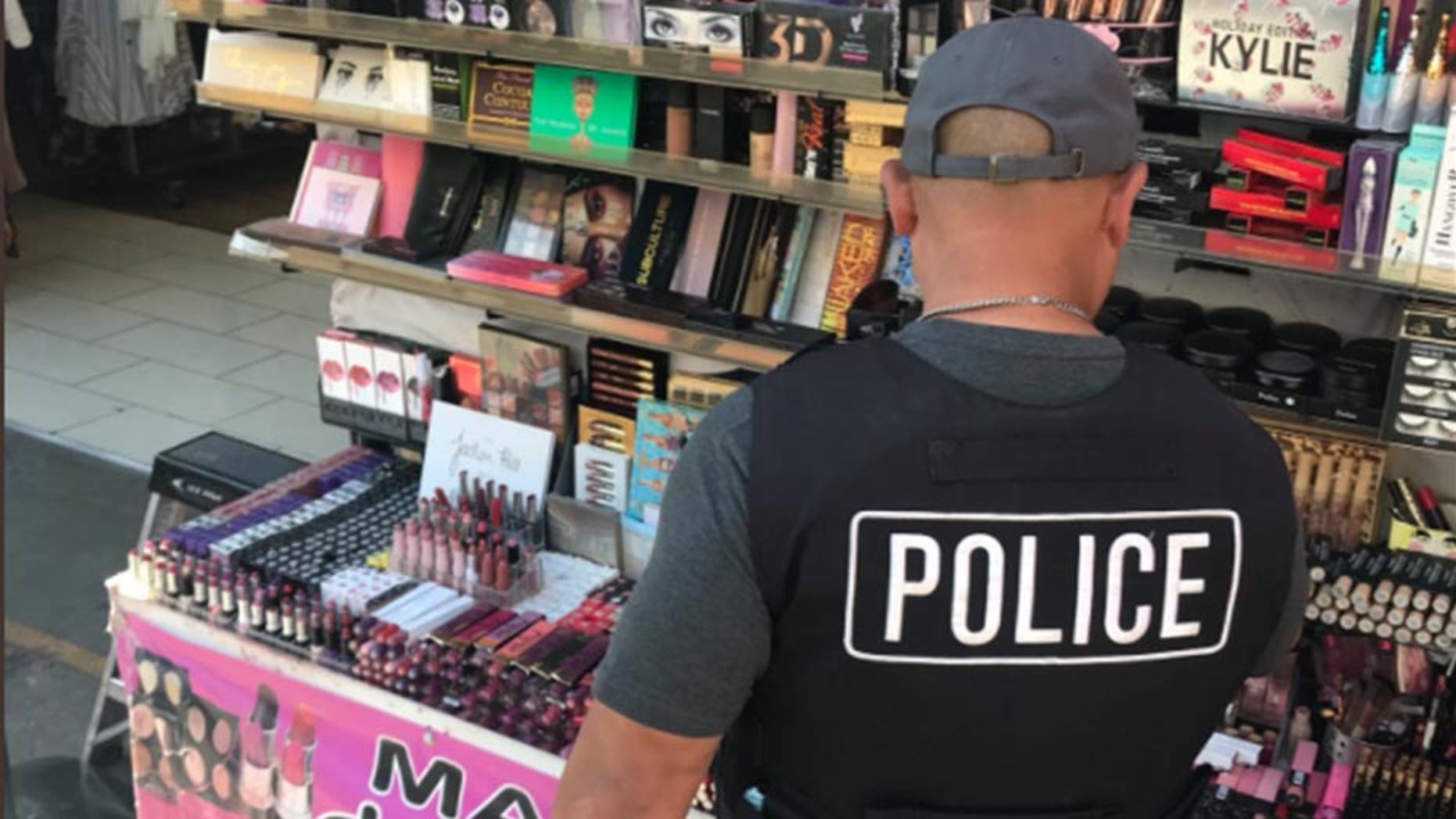 Los Angeles police seized around $700,000 of counterfeit makeup last week.
