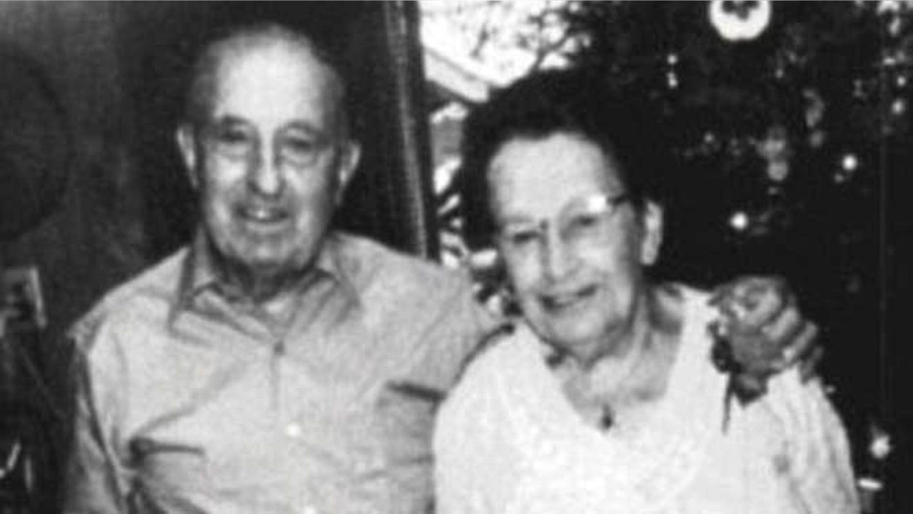 Edward Maurin and his wife Wilhelmina Maurin.