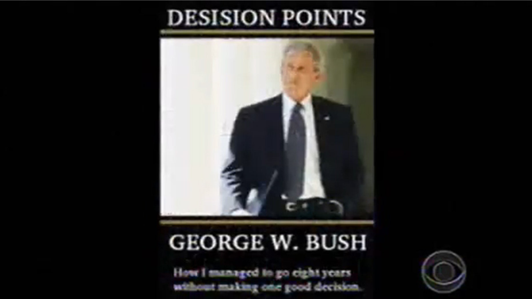Shown here is the image of a fake cover for former President George W. Bush's recent book.