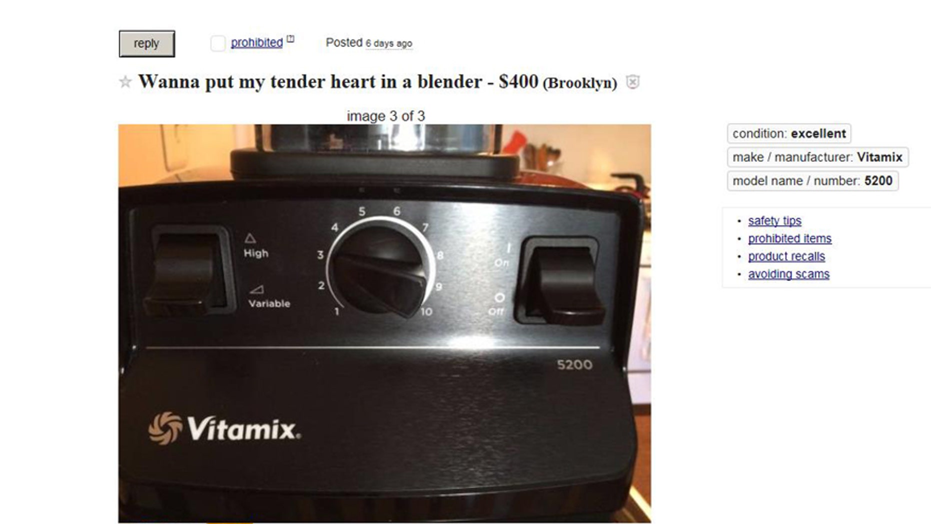 (Screenshot from www.craigslist.com)