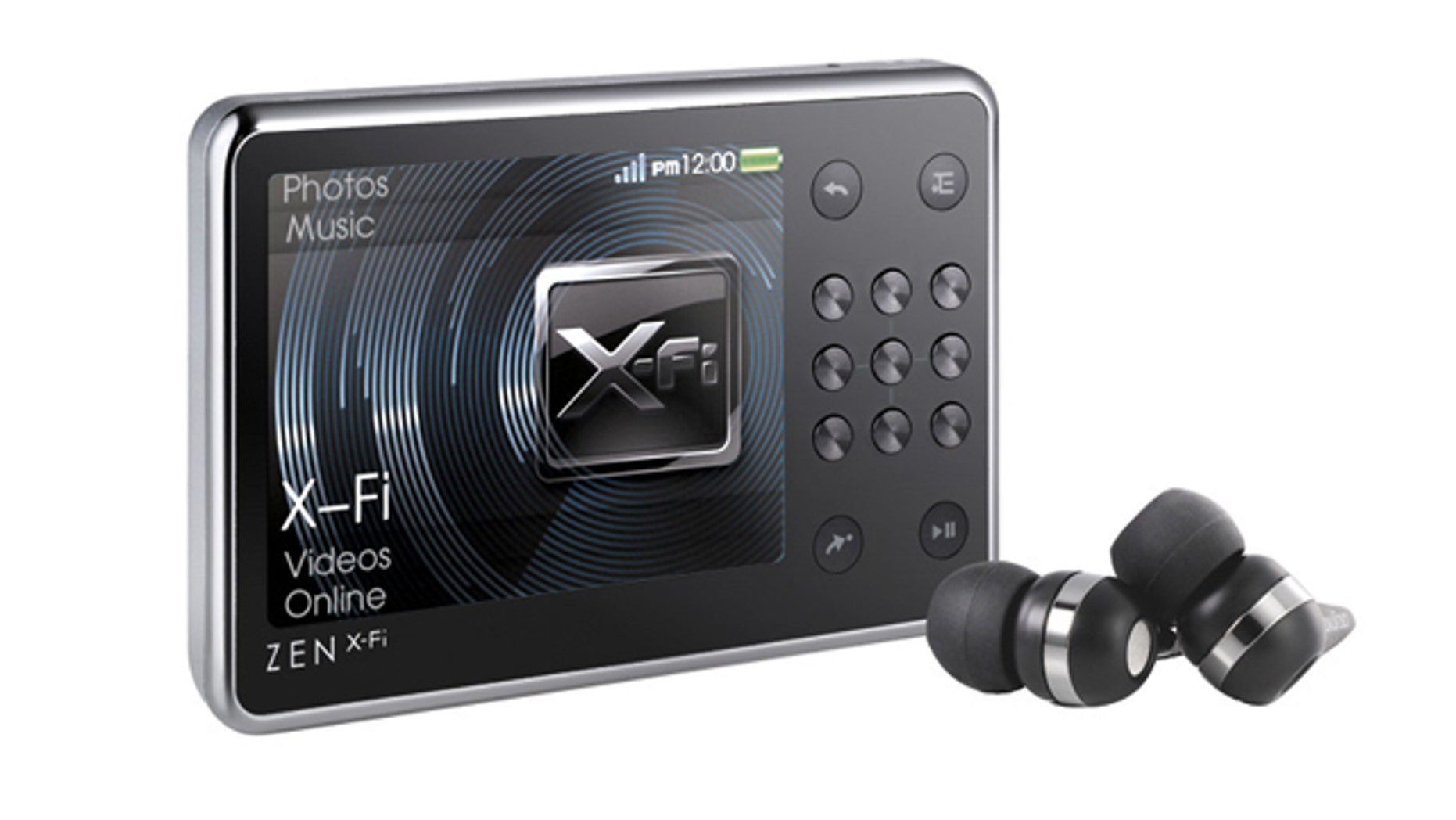 "Flash memory" players store music not on spinning platters but in memory chips. You'll find capacities up to 32GB, like in this Creative Zen X-Fi 32GB model