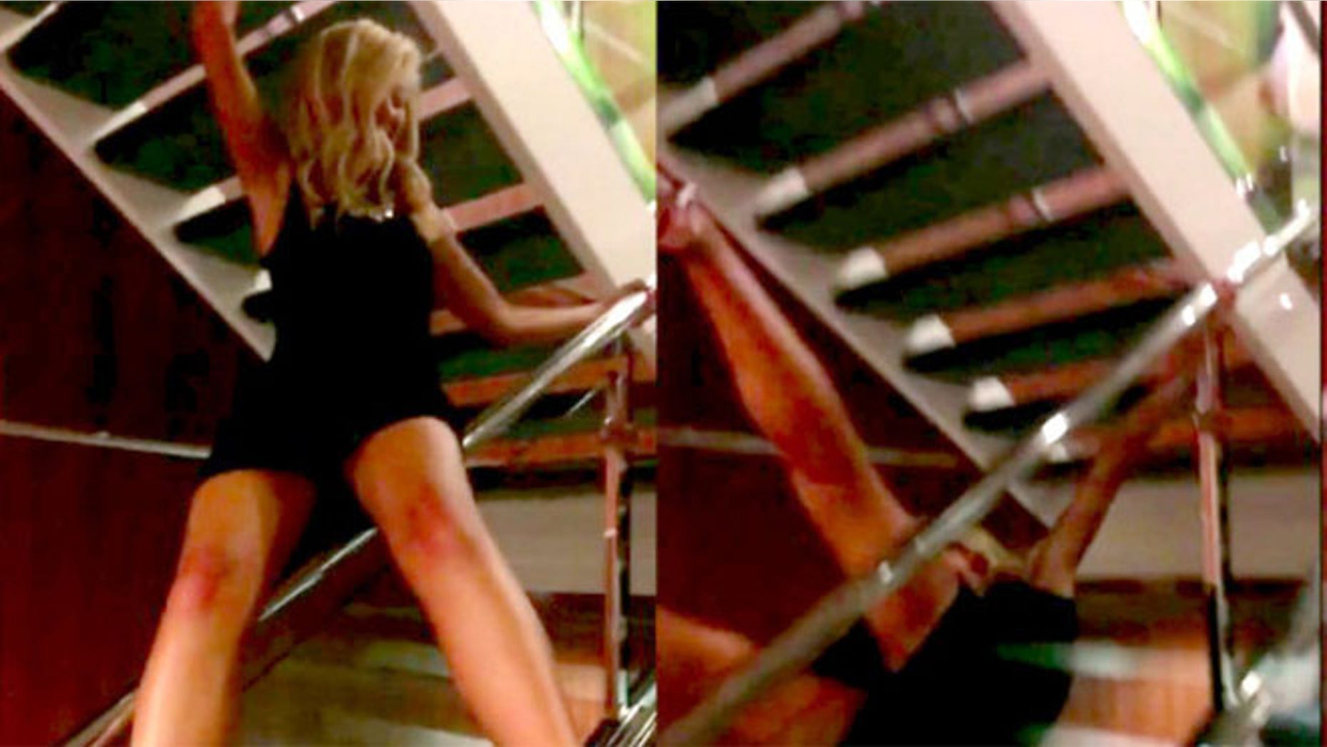 Maddie Frank's video of her friend Annie Schwenker falling over a cruise ship banister has gone viral.