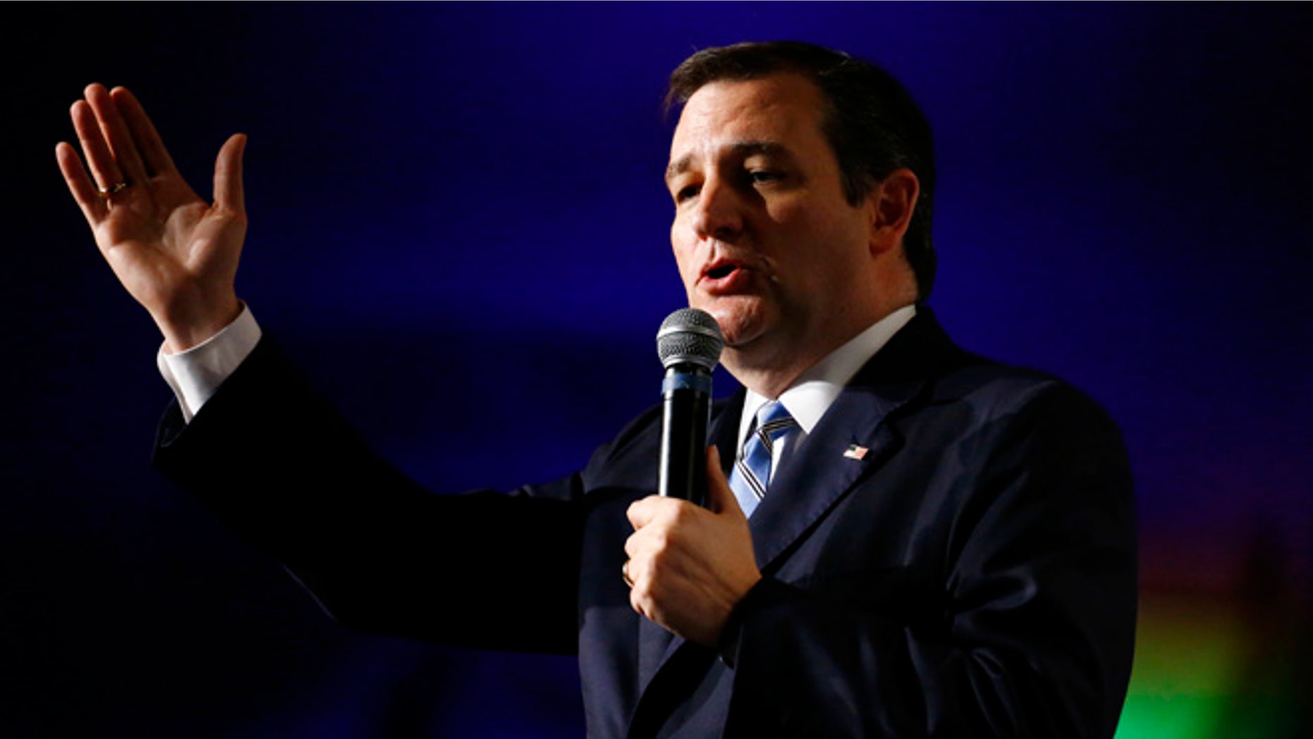 Republican presidential candidate, Sen. Ted Cruz, R-Texas speaks at the Pennsylvania Leadership Conference, Friday, April 1, 2016, in Camp Hill, Pa. (AP Photo/Julio Cortez)
