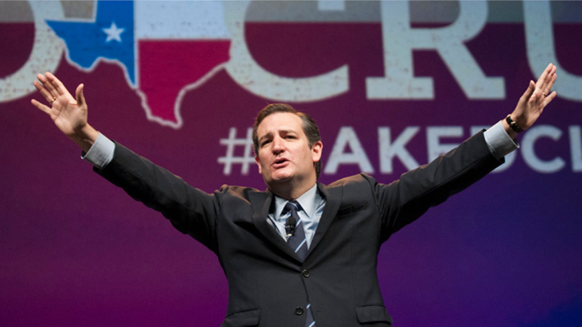 June 6, 2014: U.S. Sen. Ted Cruz address delegates at the Texas GOP Convention in Fort Worth, Texas.