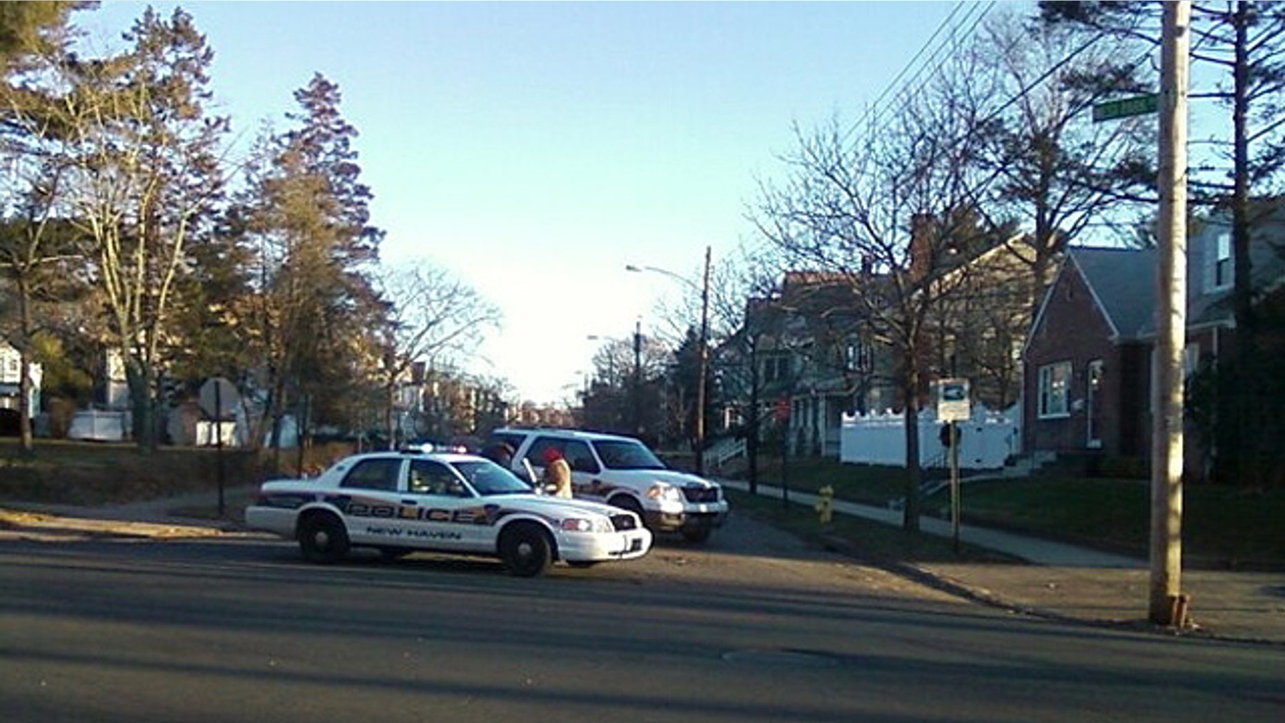 New Haven Police Officer Joe Avery said firefighters were called to the home late Wednesday over reports of smoke and found the materials. (Alan Chaniewski/FOX CT)